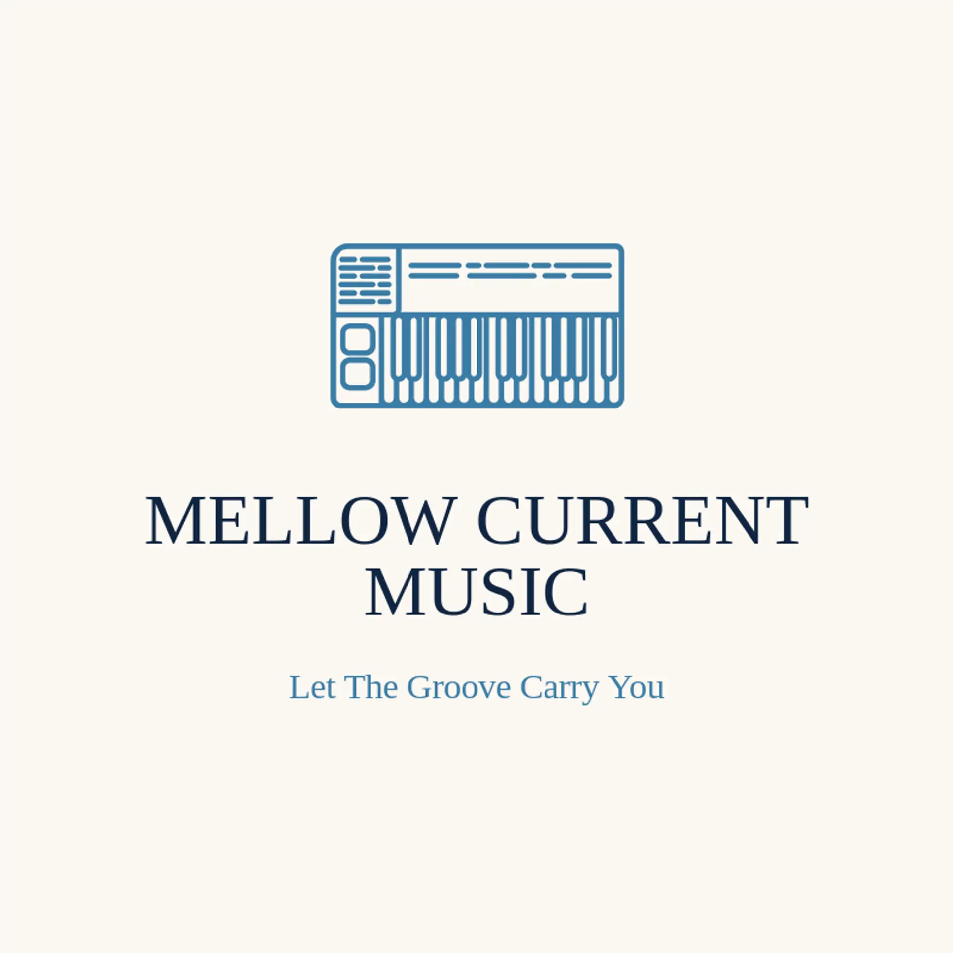 Mellow Current Music logo for jazz