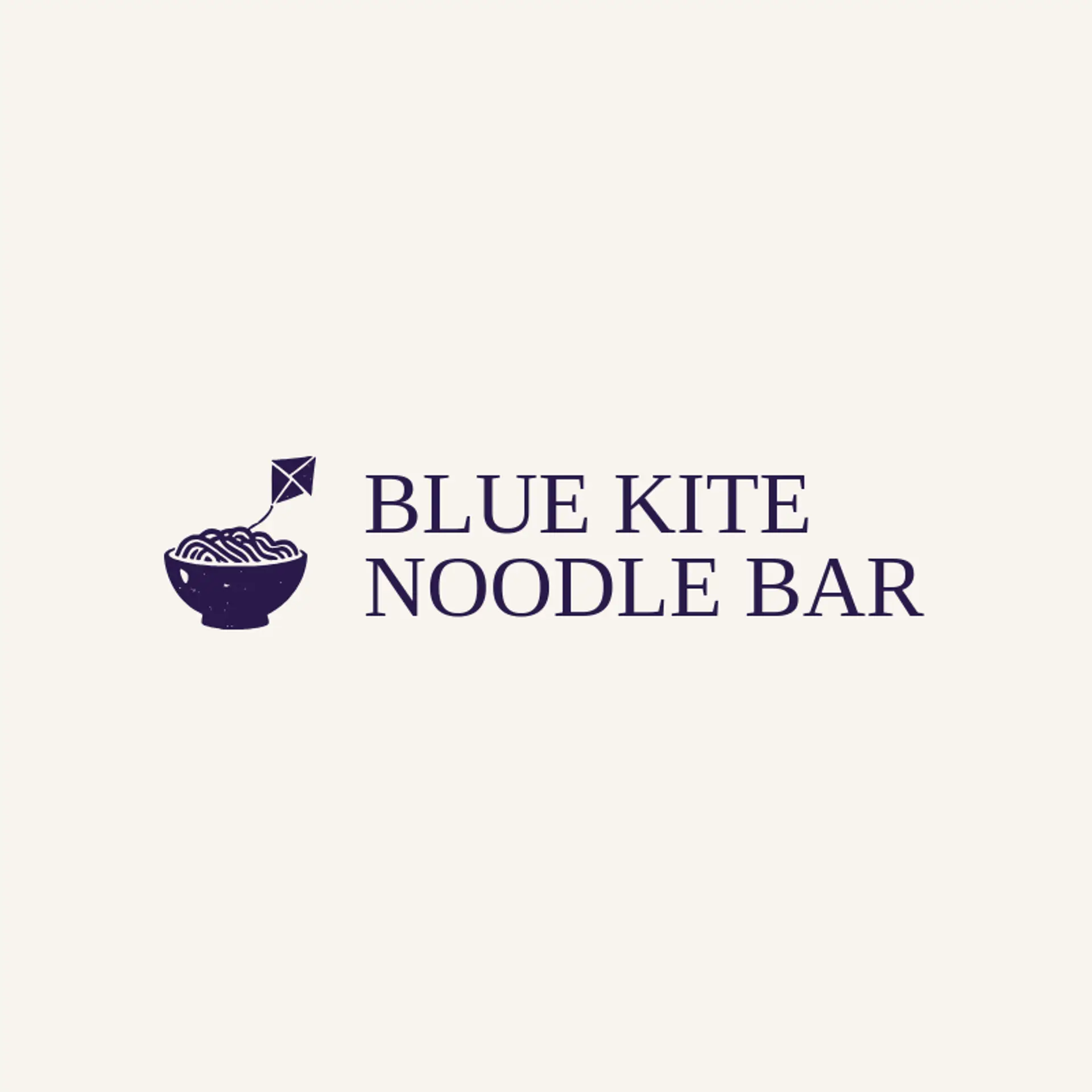 Blue Kite Noodle Bar logo for noodle