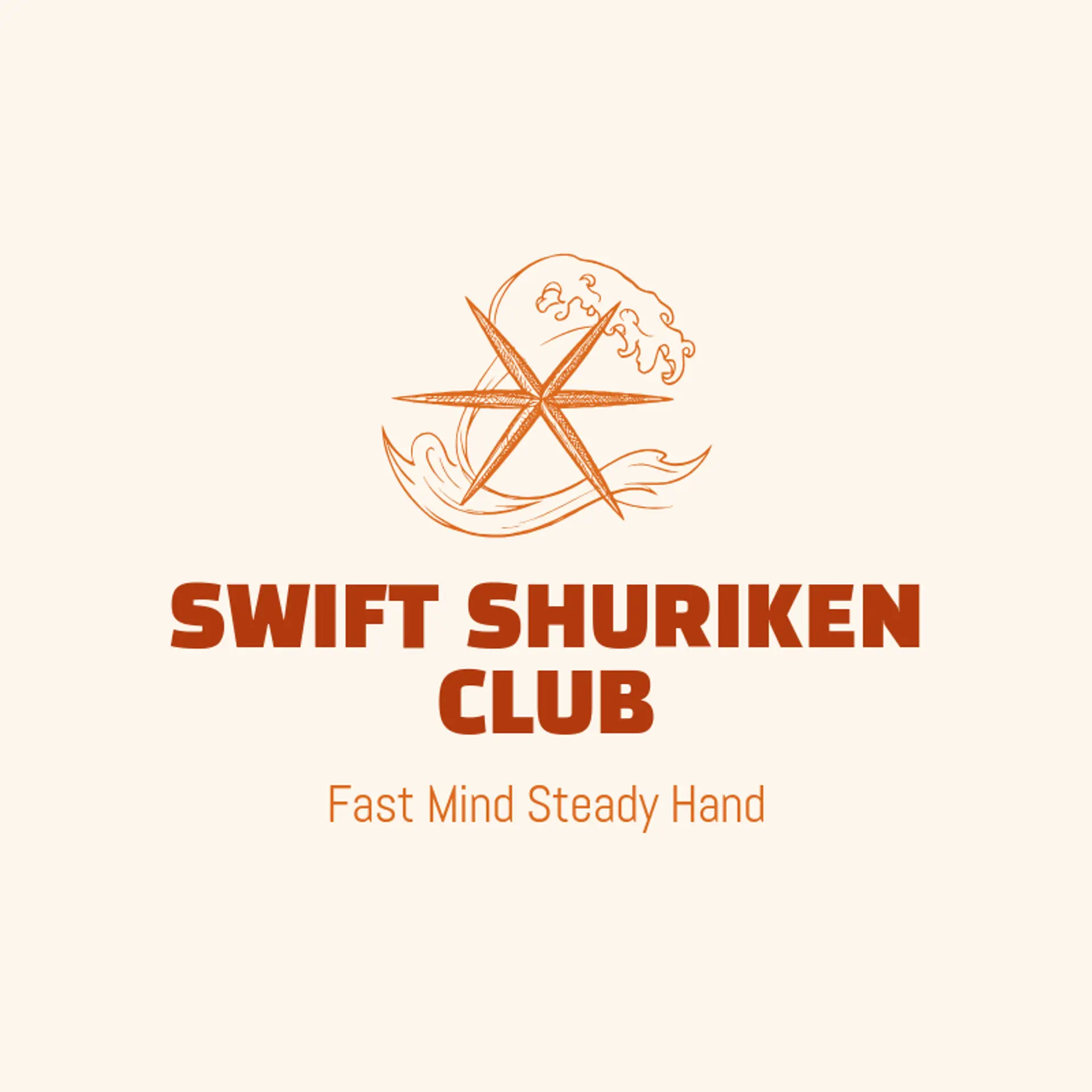 Swift Shuriken Club logo for samurai
