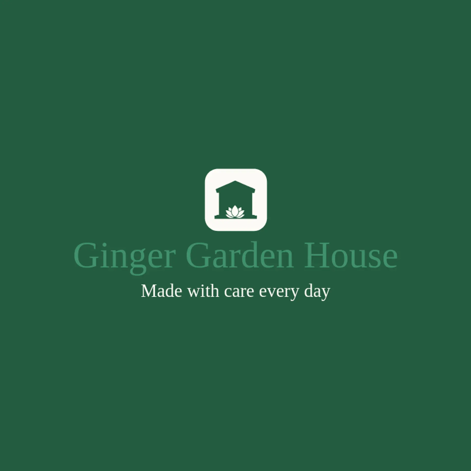 Ginger Garden House logo for chinese restaurant
