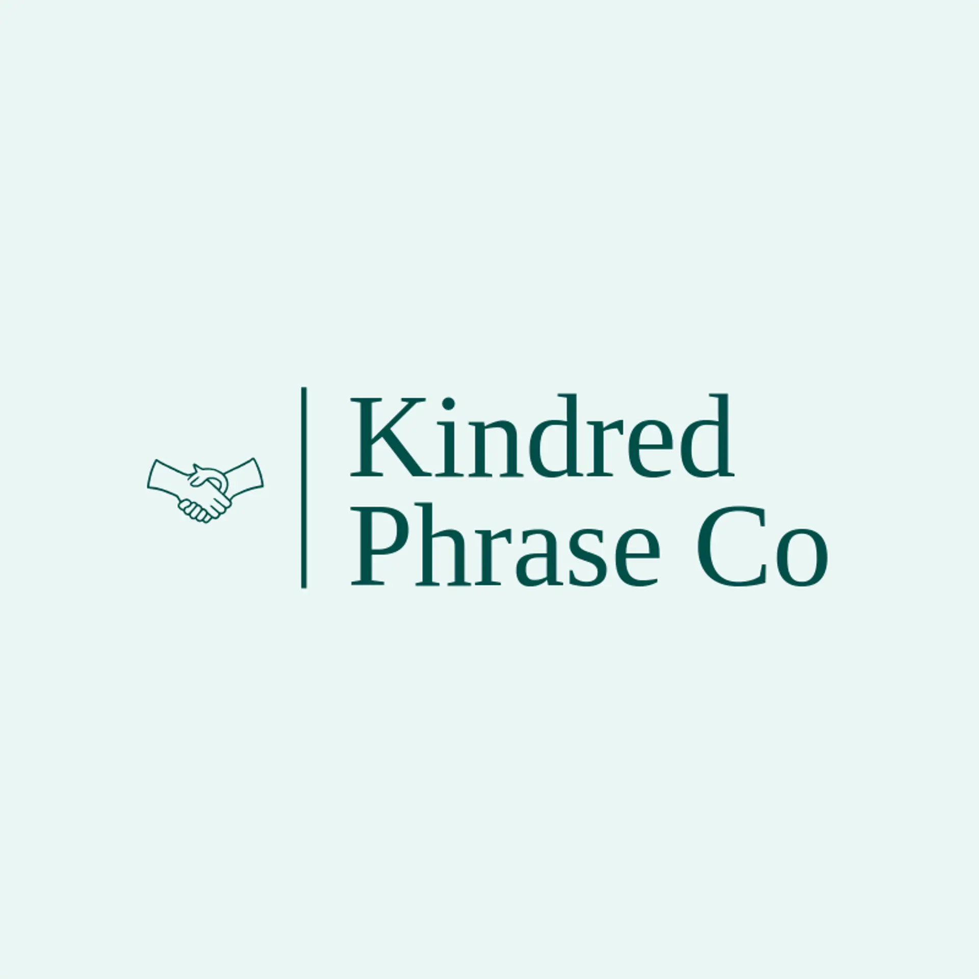Kindred Phrase Co logo for translation