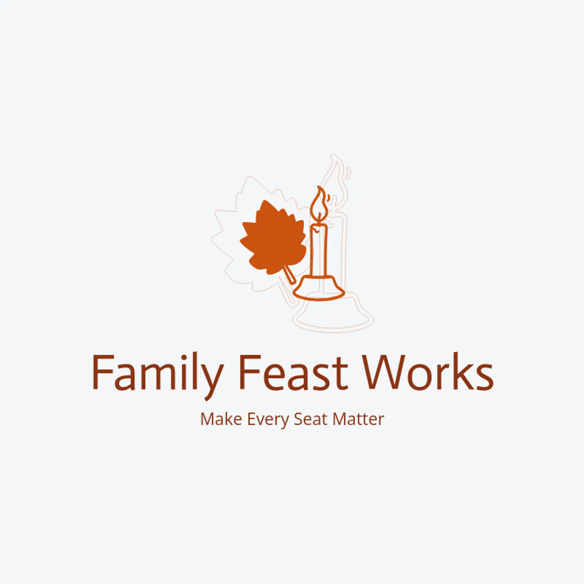 Family Feast Works logo for thanksgiving