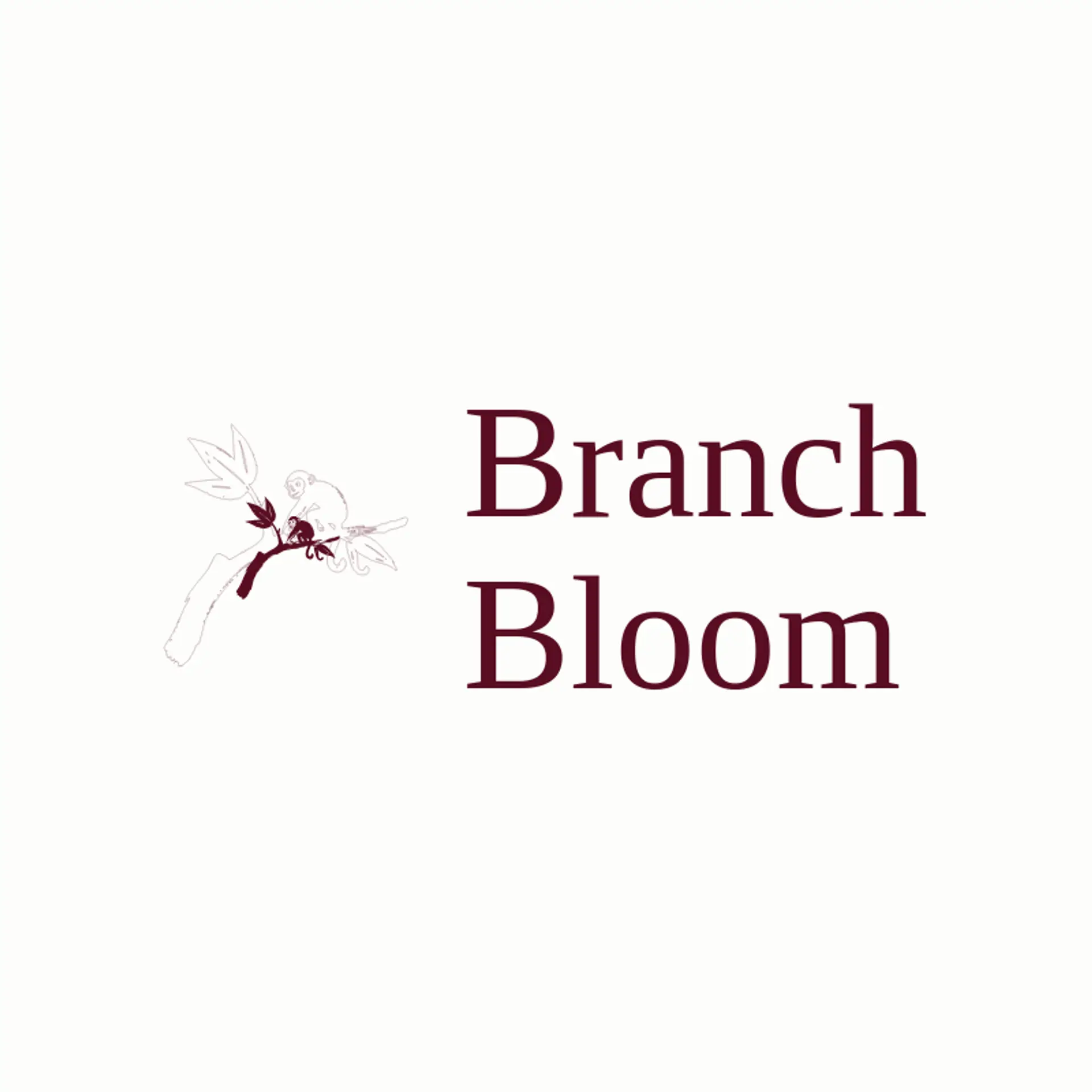 Branch Bloom logo for monkey
