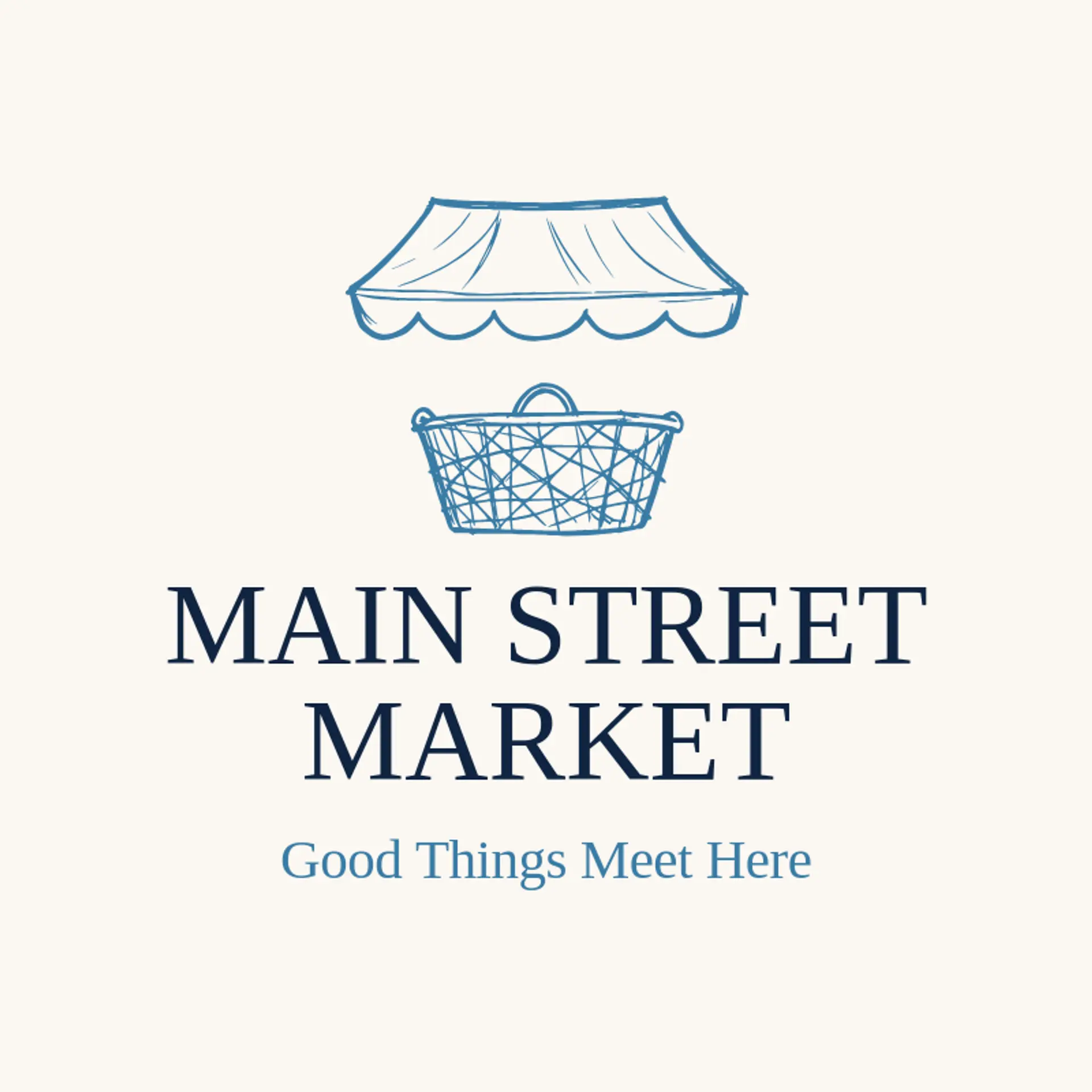 Main Street Market logo for market