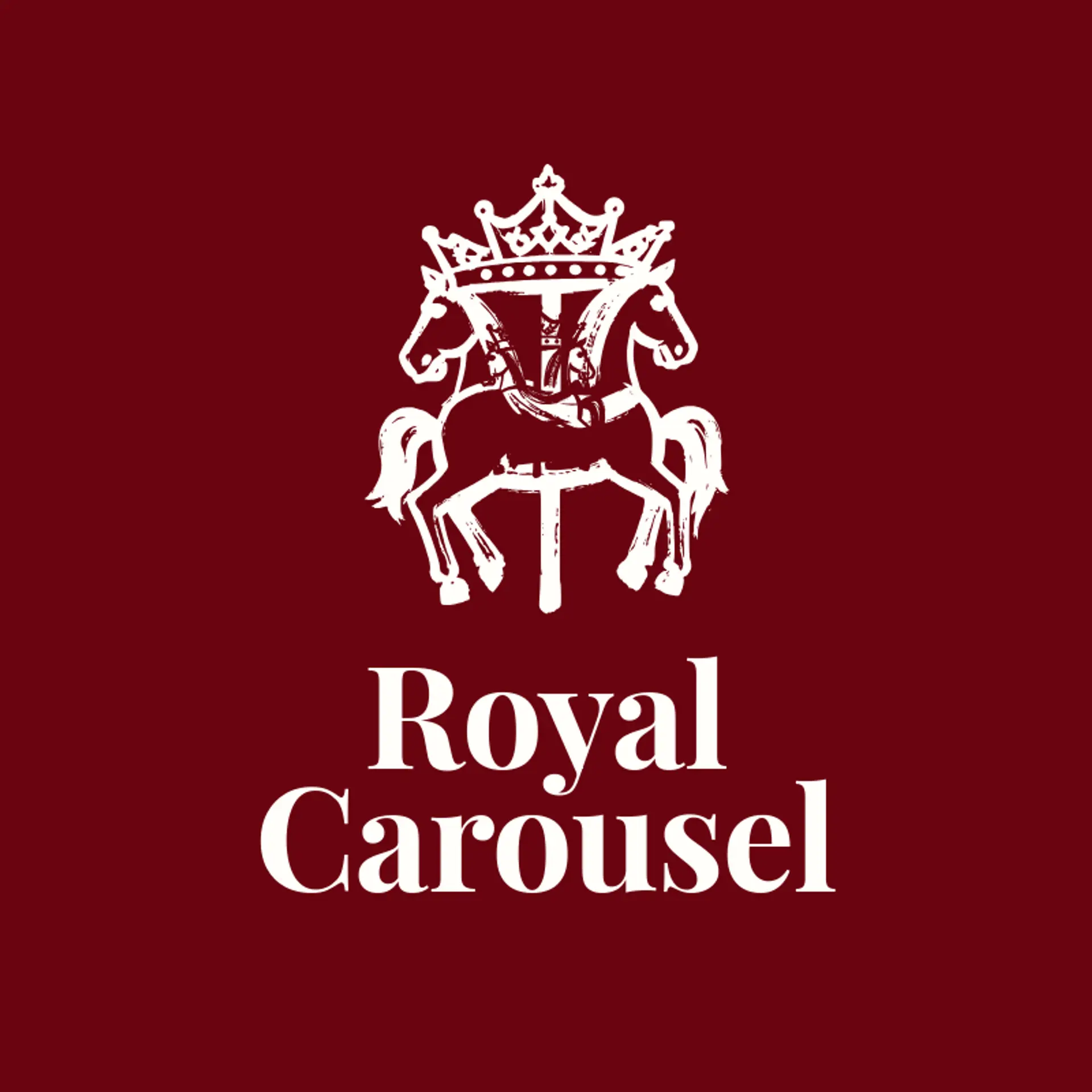 Royal Carousel logo for theme park