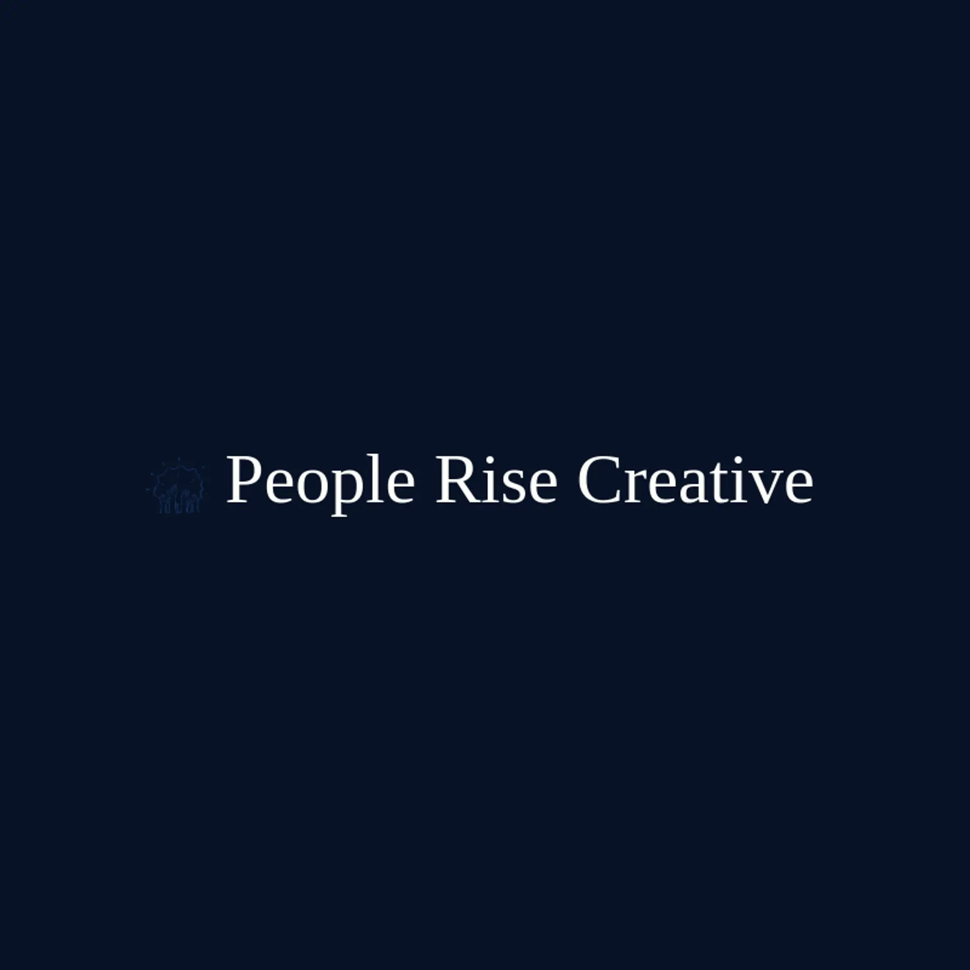 People Rise Creative logo for revolution