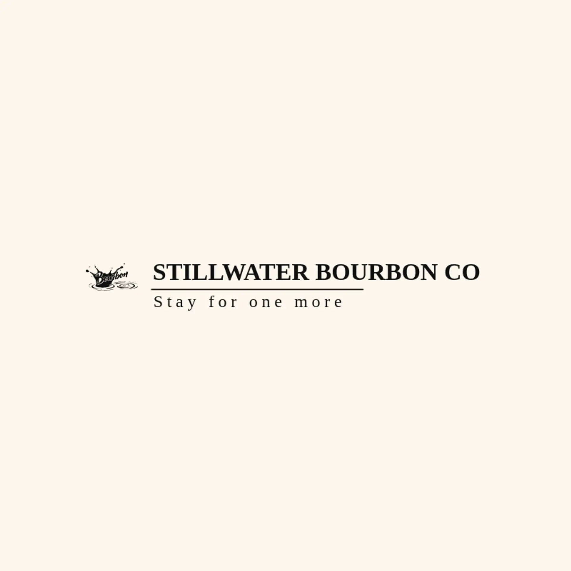 Stillwater Bourbon Co logo for bourbon
