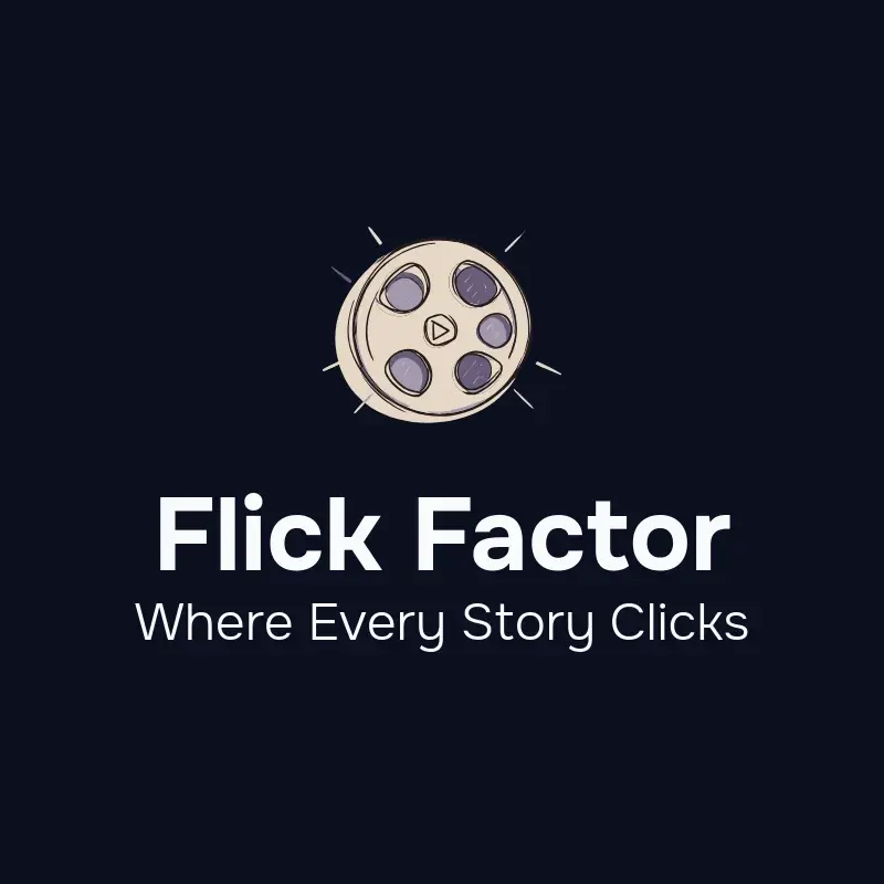 The production company name Flick Factor as a branded logo with a color icon