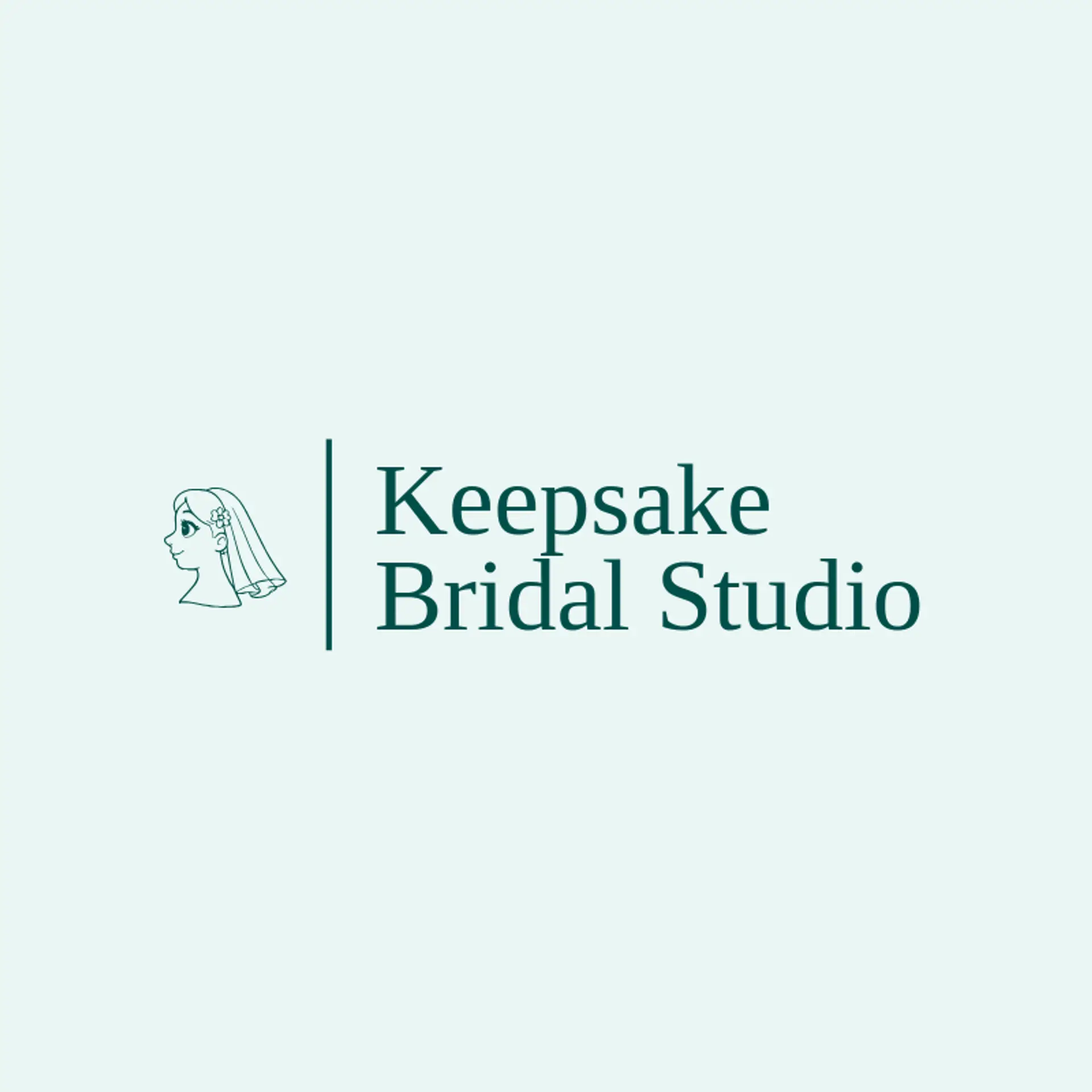 Keepsake Bridal Studio logo for bride