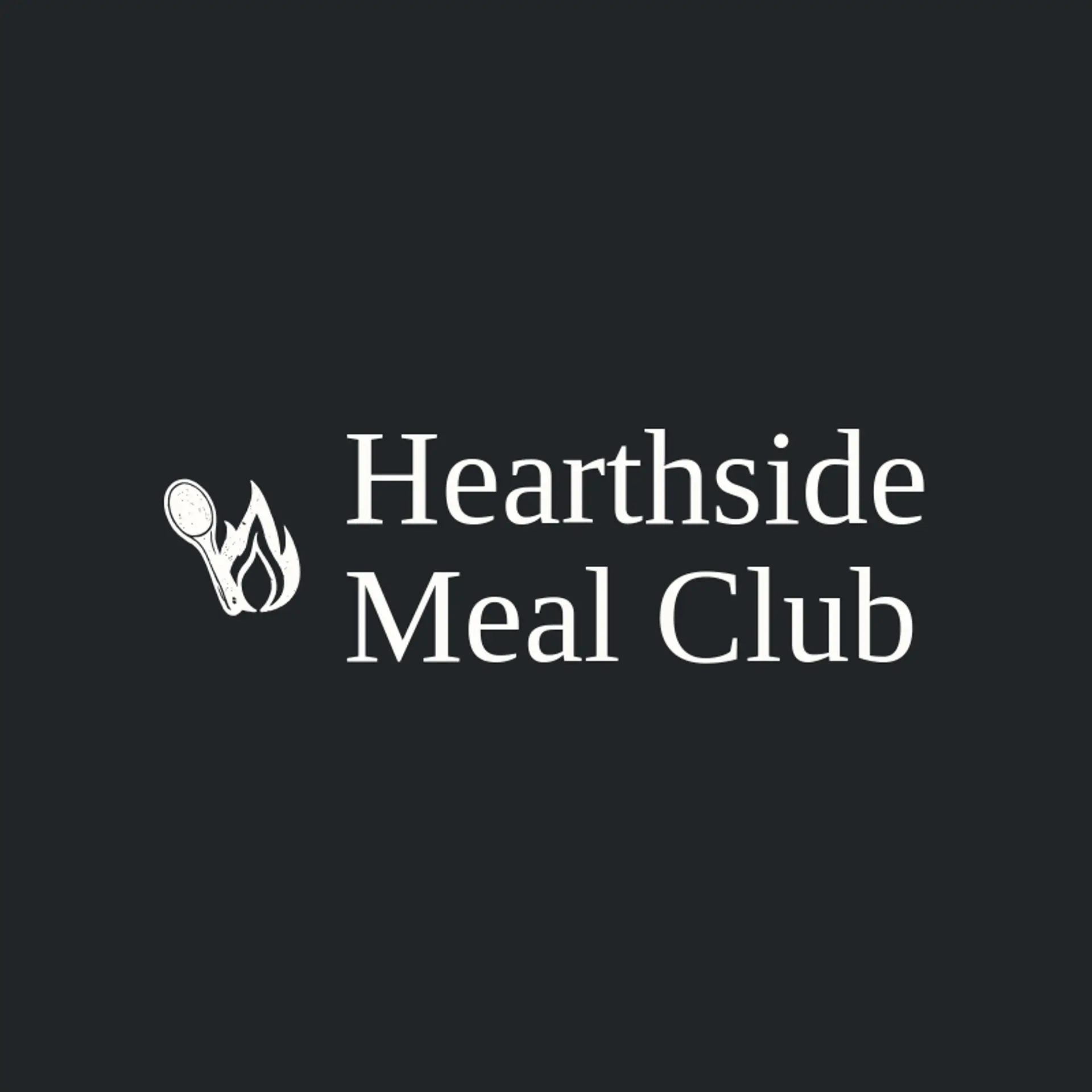 Hearthside Meal Club logo for spoon