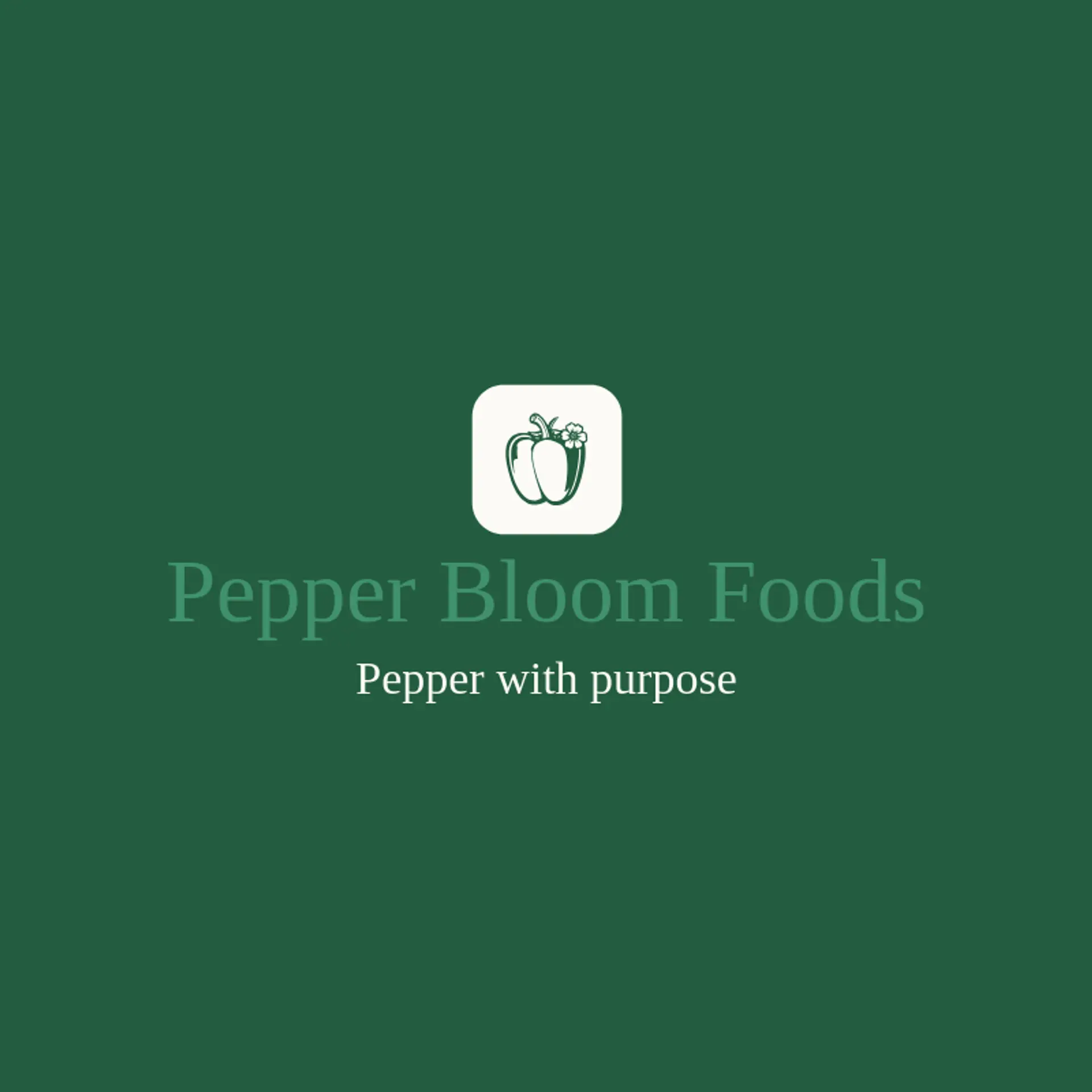 Pepper Bloom Foods logo for pepper
