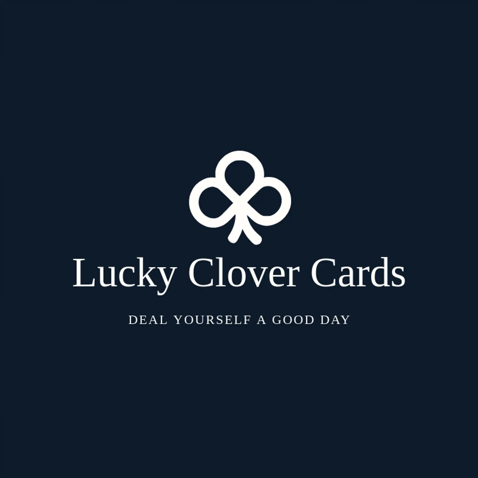 Lucky Clover Cards logo for playing cards