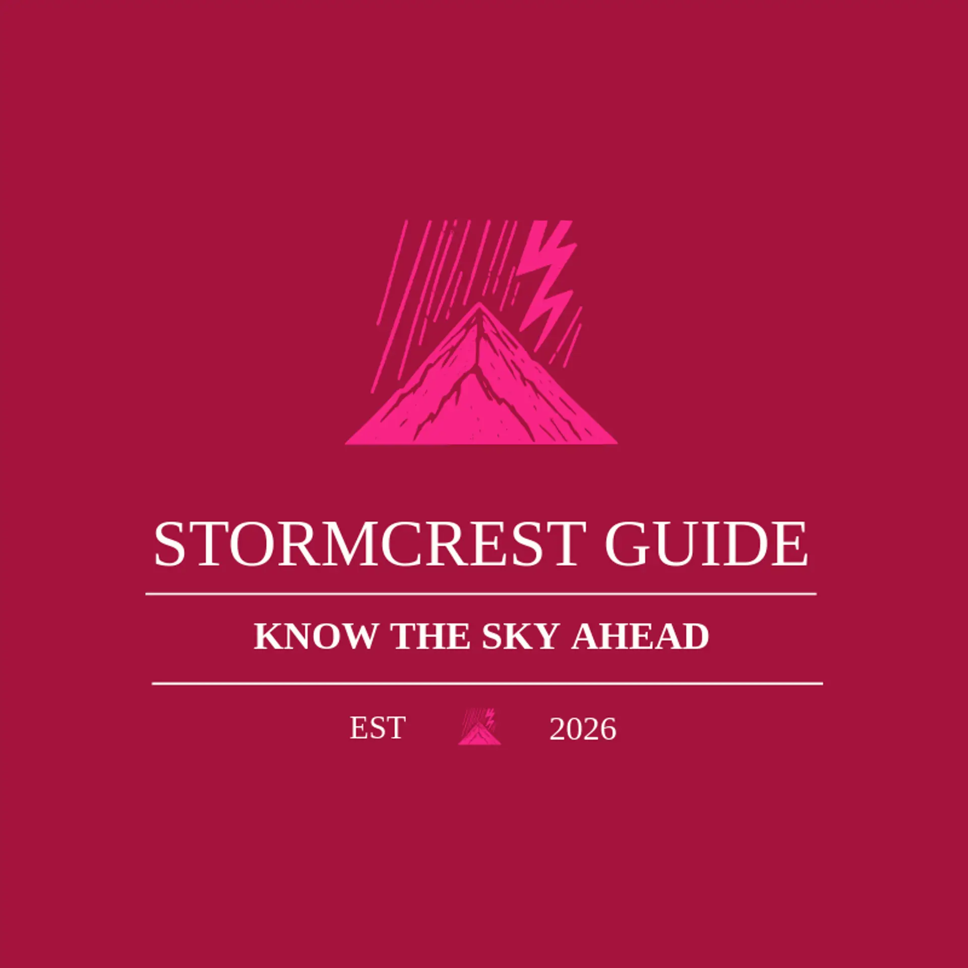 Stormcrest Guide logo for rain