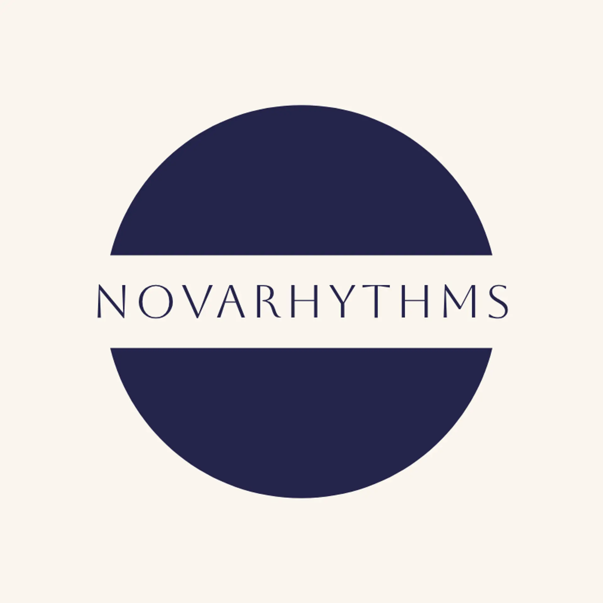 NovaRhythms logo for music artist