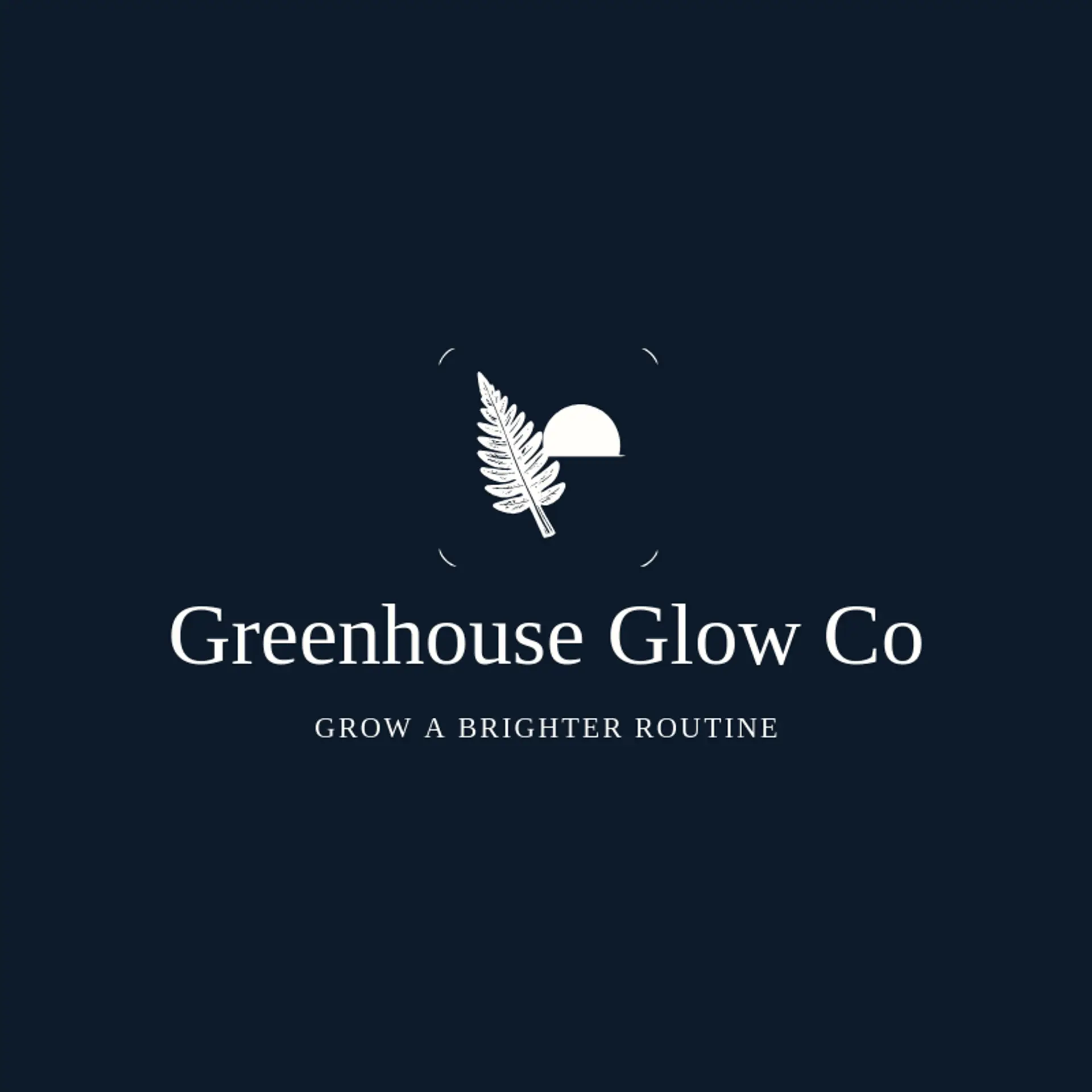 Greenhouse Glow Co logo for skin