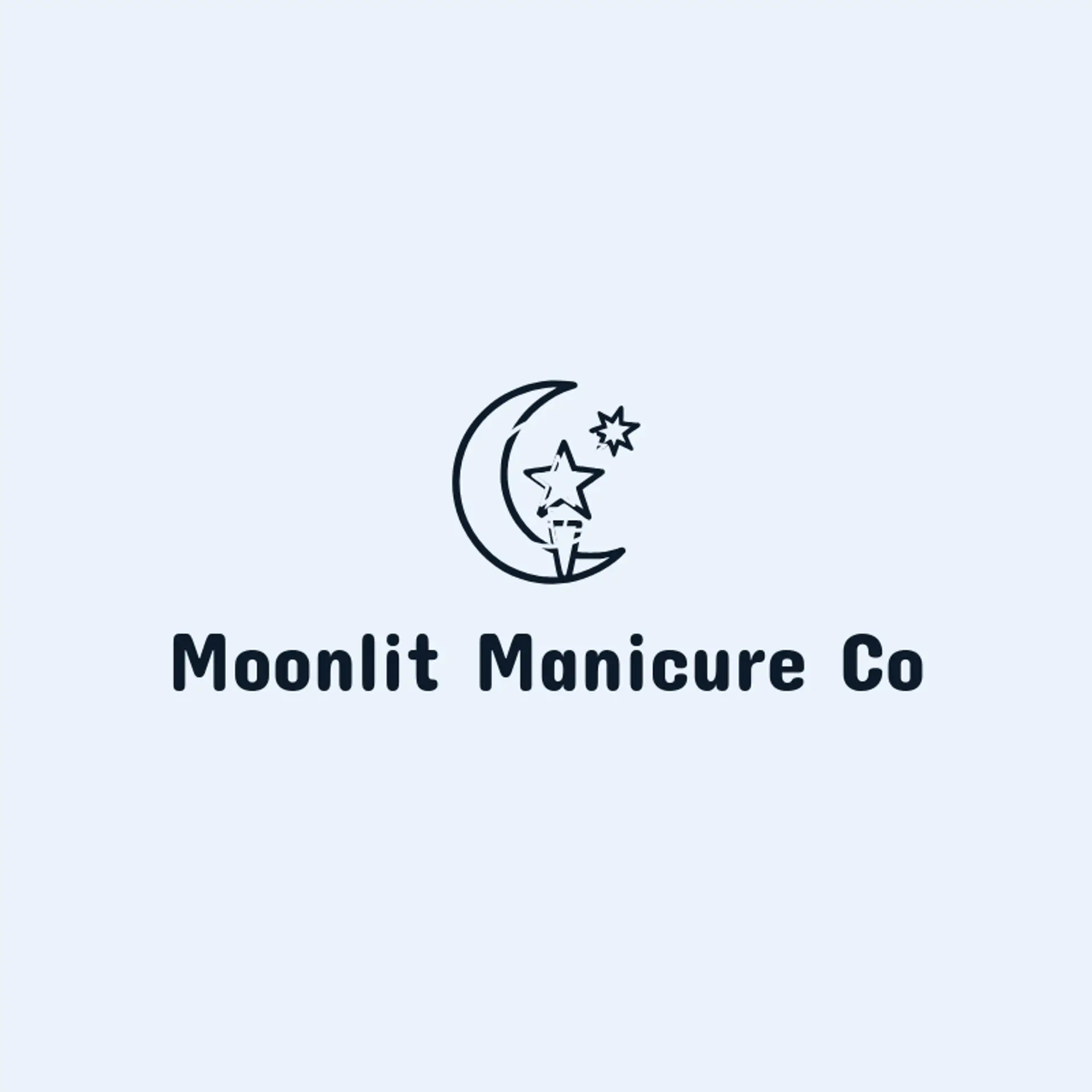 Moonlit Manicure Co logo for nail