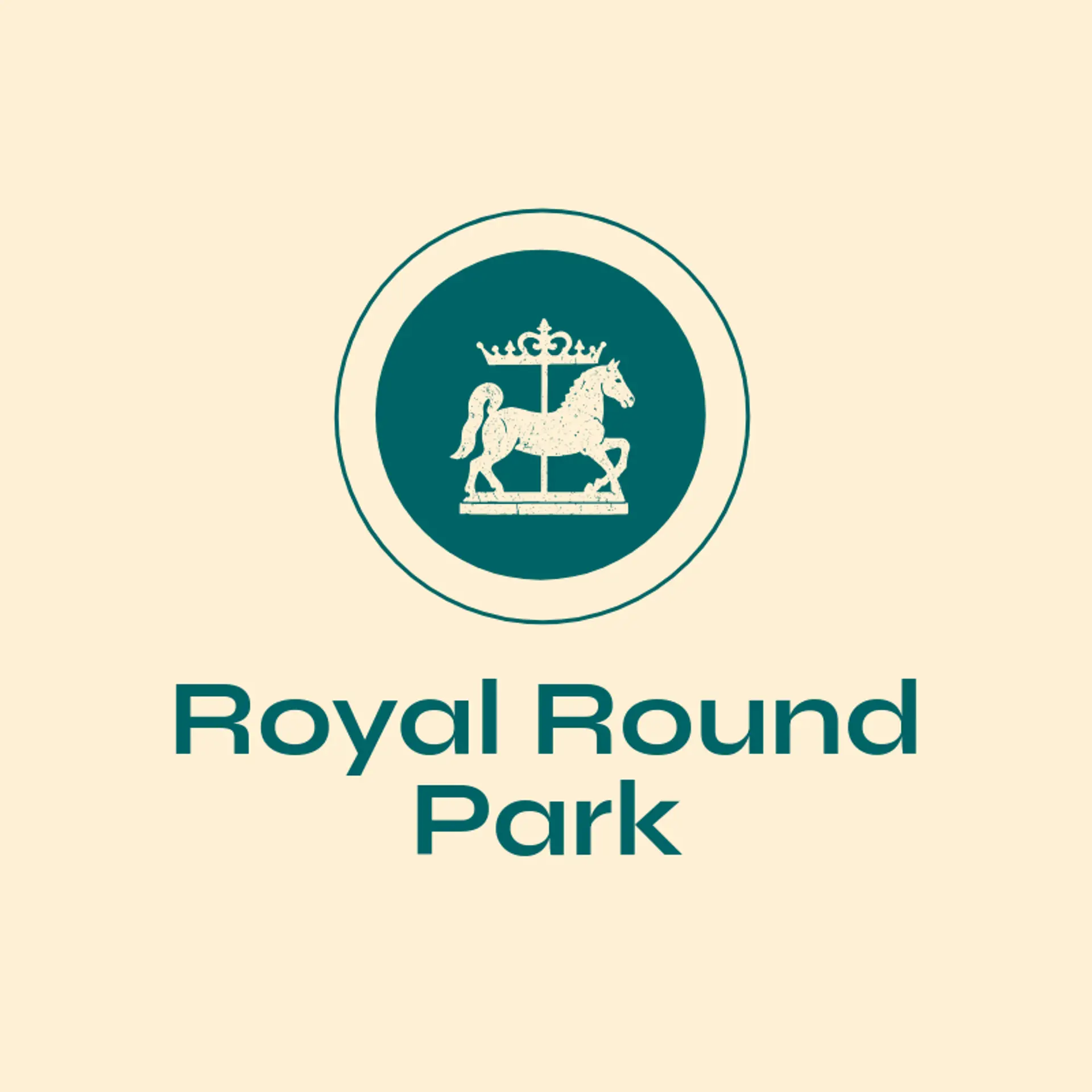 Royal Round Park logo for amusement park