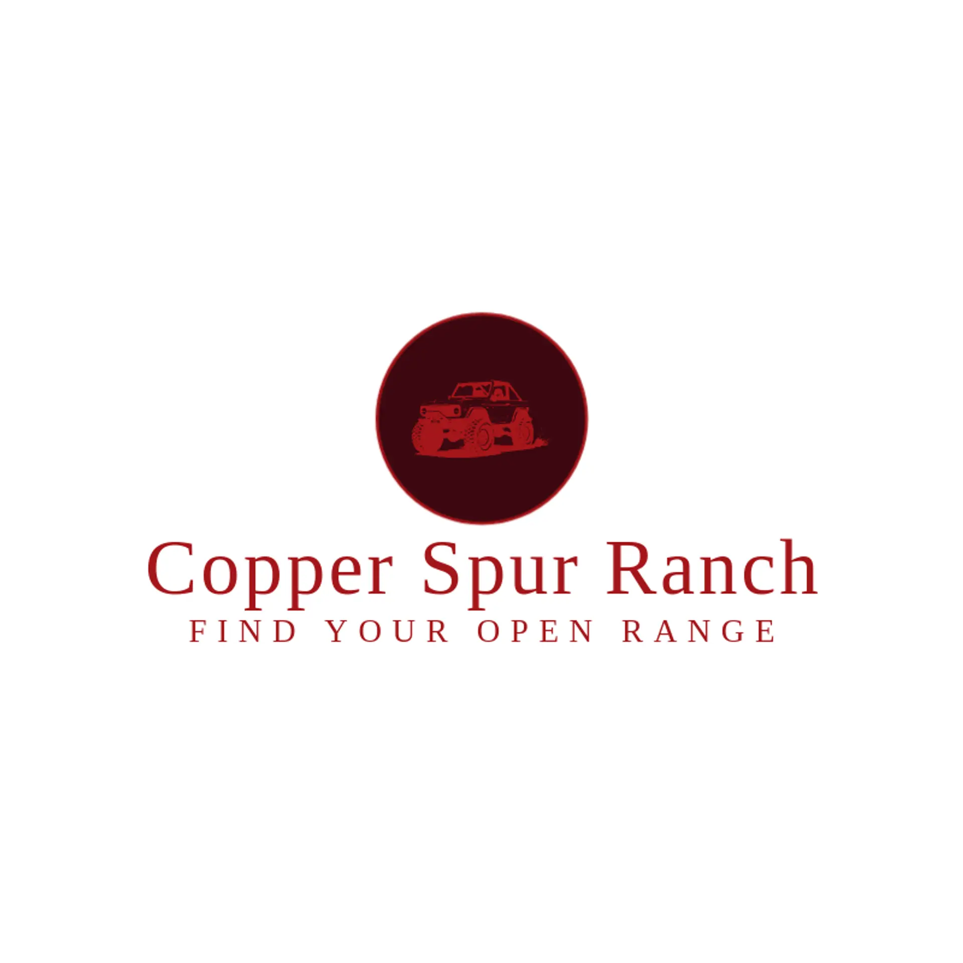 Copper Spur Ranch logo for bronco