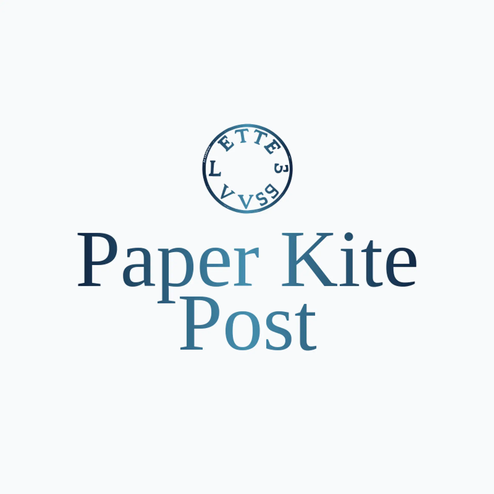 Paper Kite Post logo for postal
