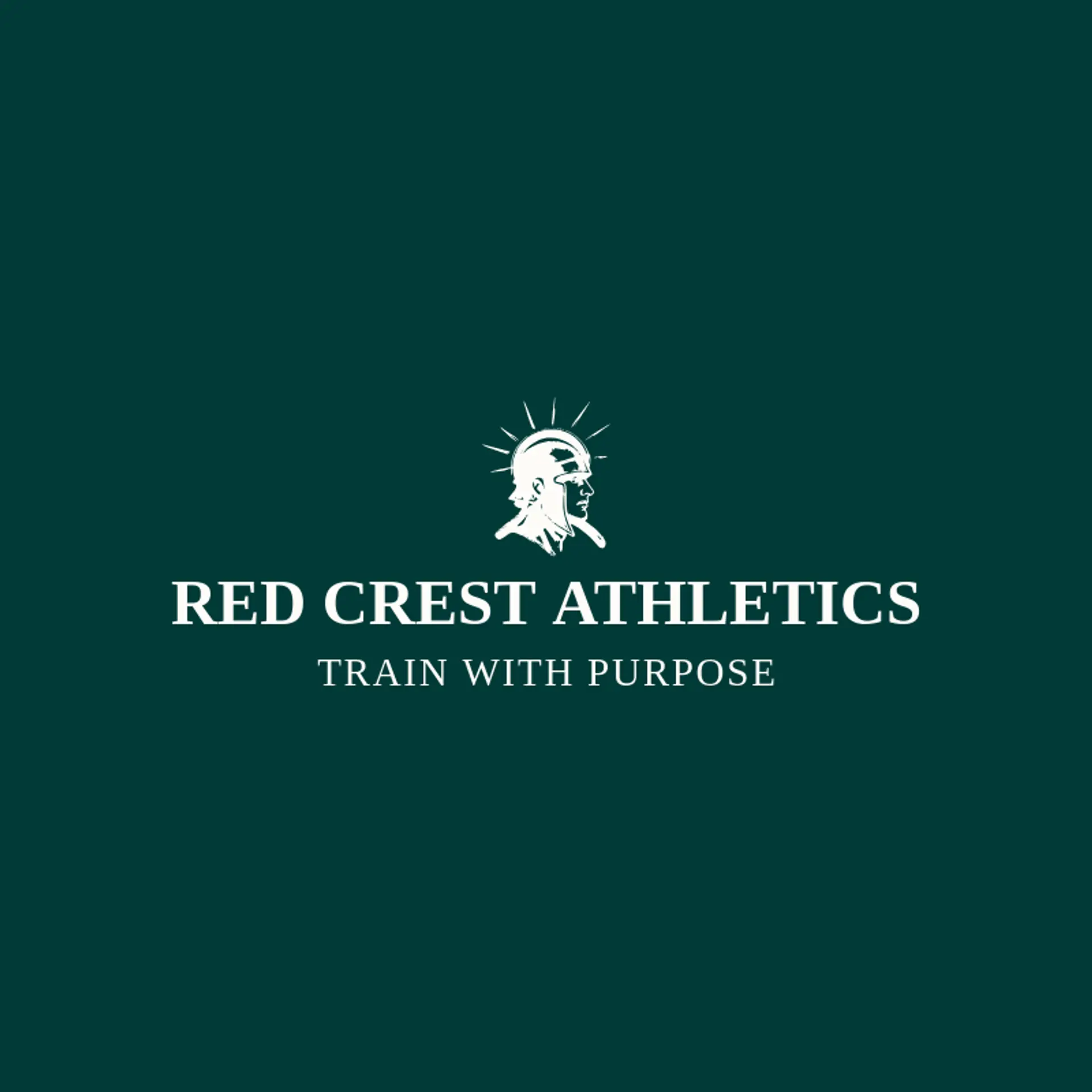 Red Crest Athletics logo for spartan