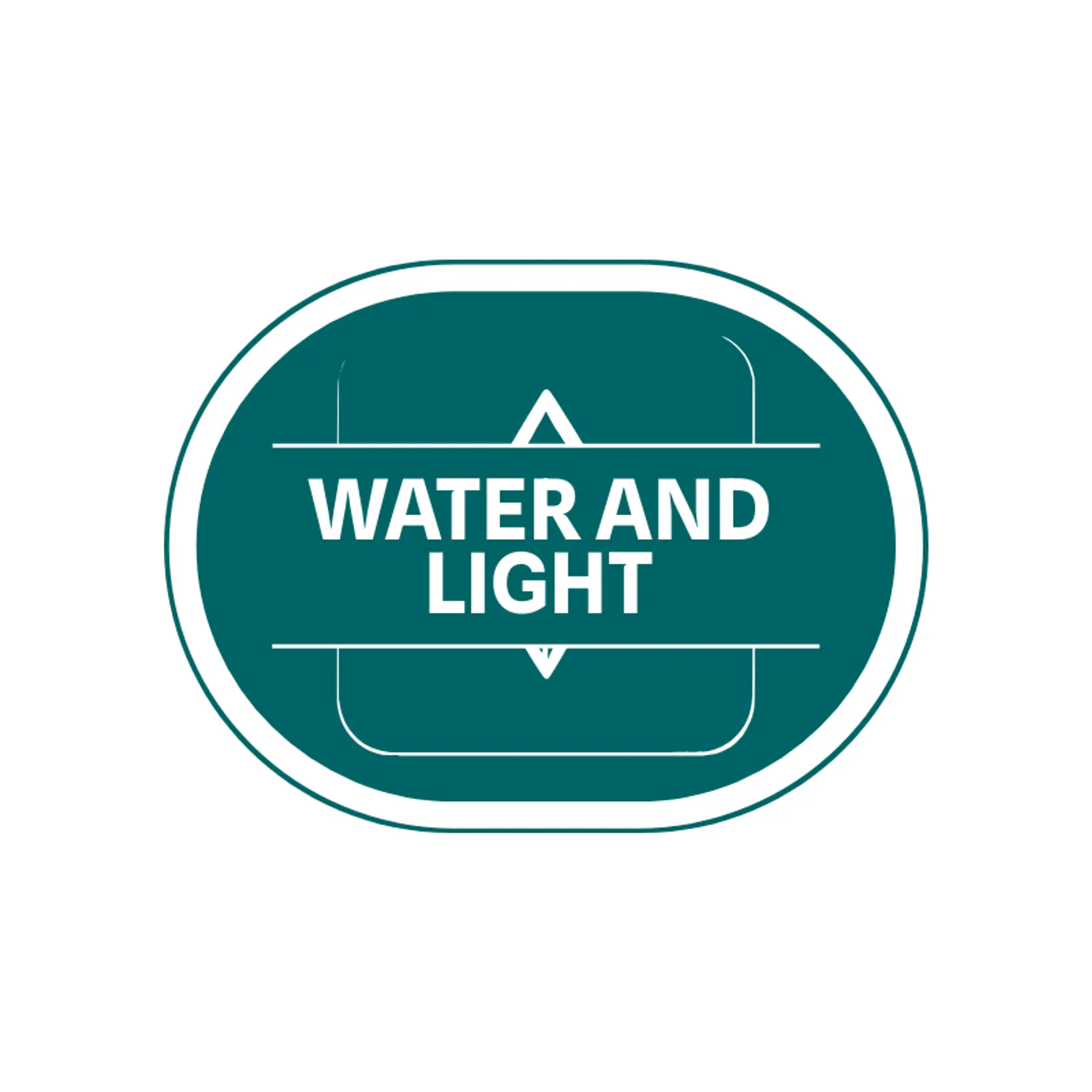 Water and Light logo for islamic