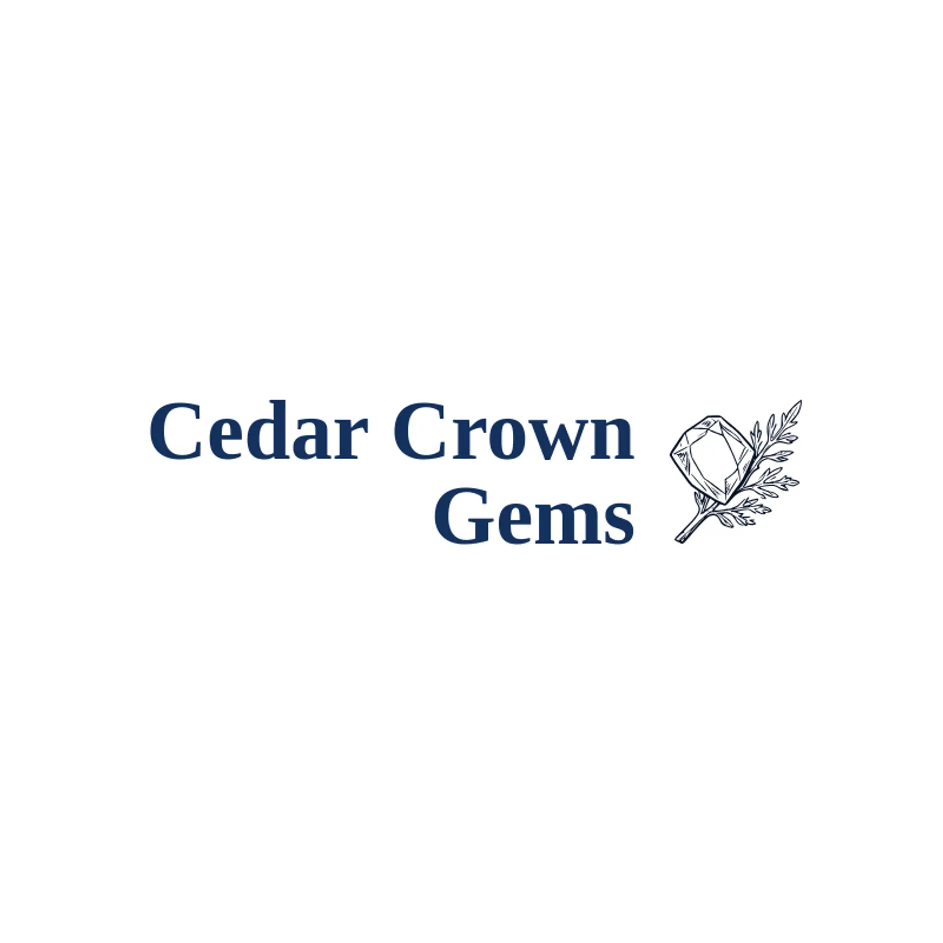 Cedar Crown Gems logo for jewel