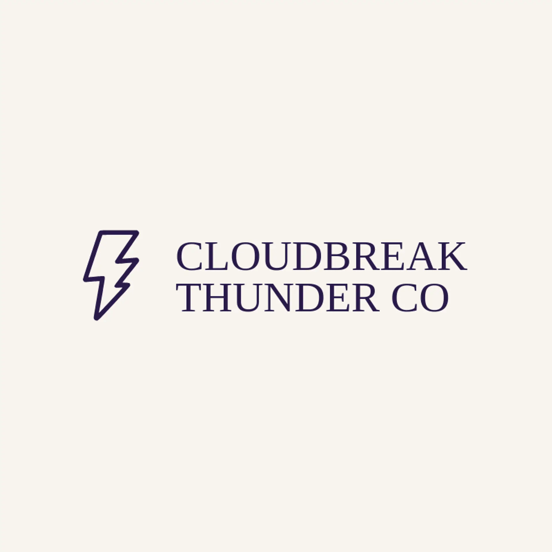Cloudbreak Thunder Co logo for thunder