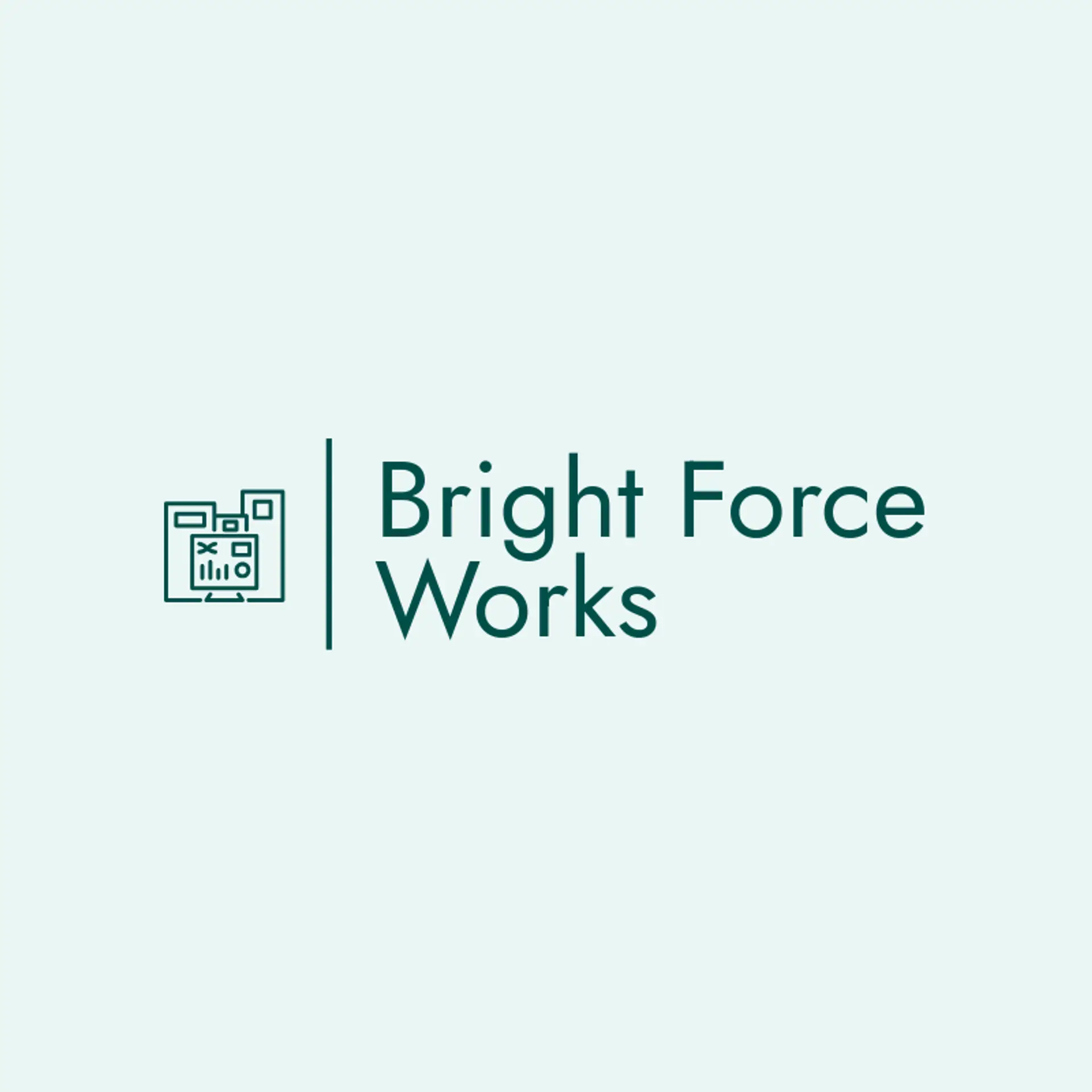 Bright Force Works logo for super