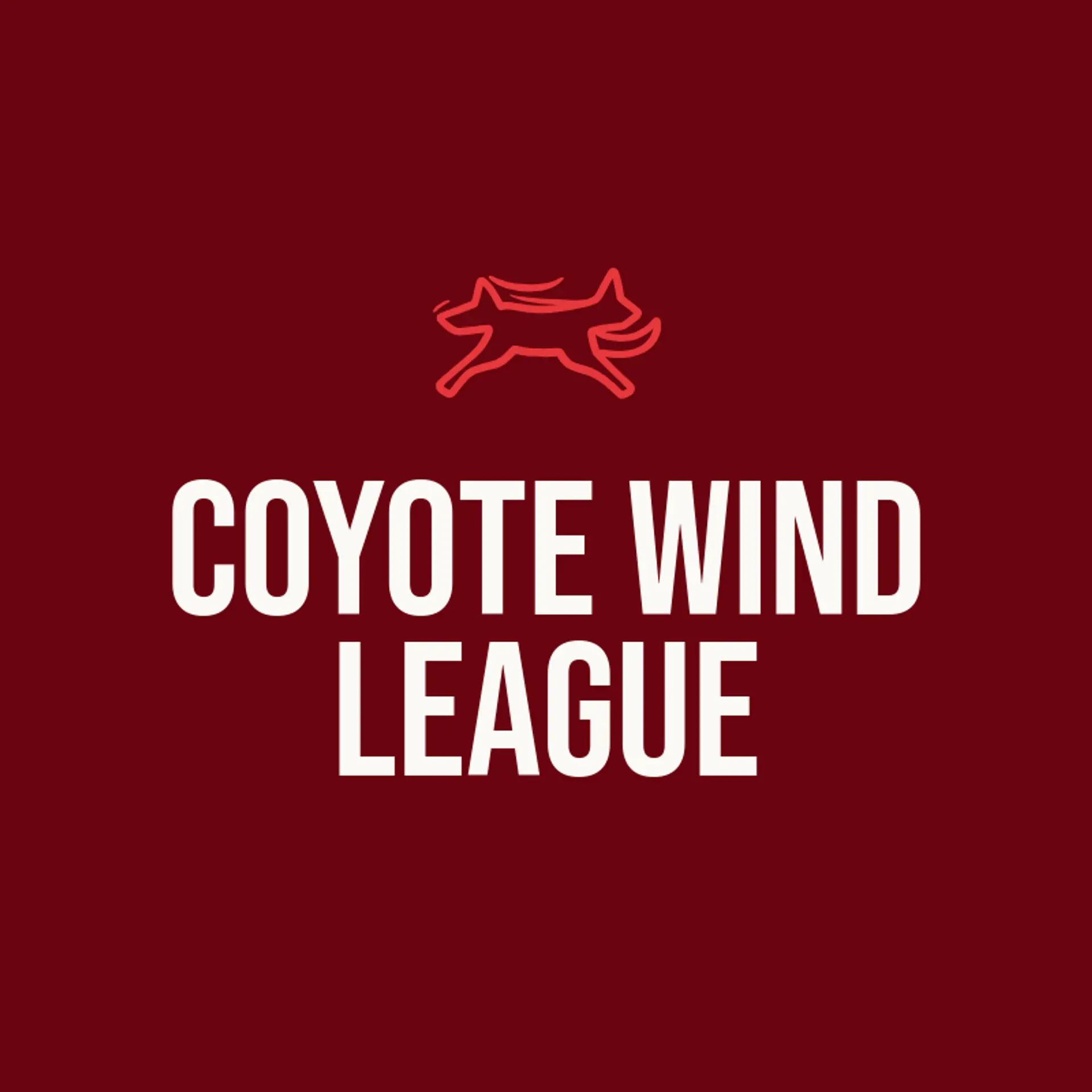 Coyote Wind League logo for coyote