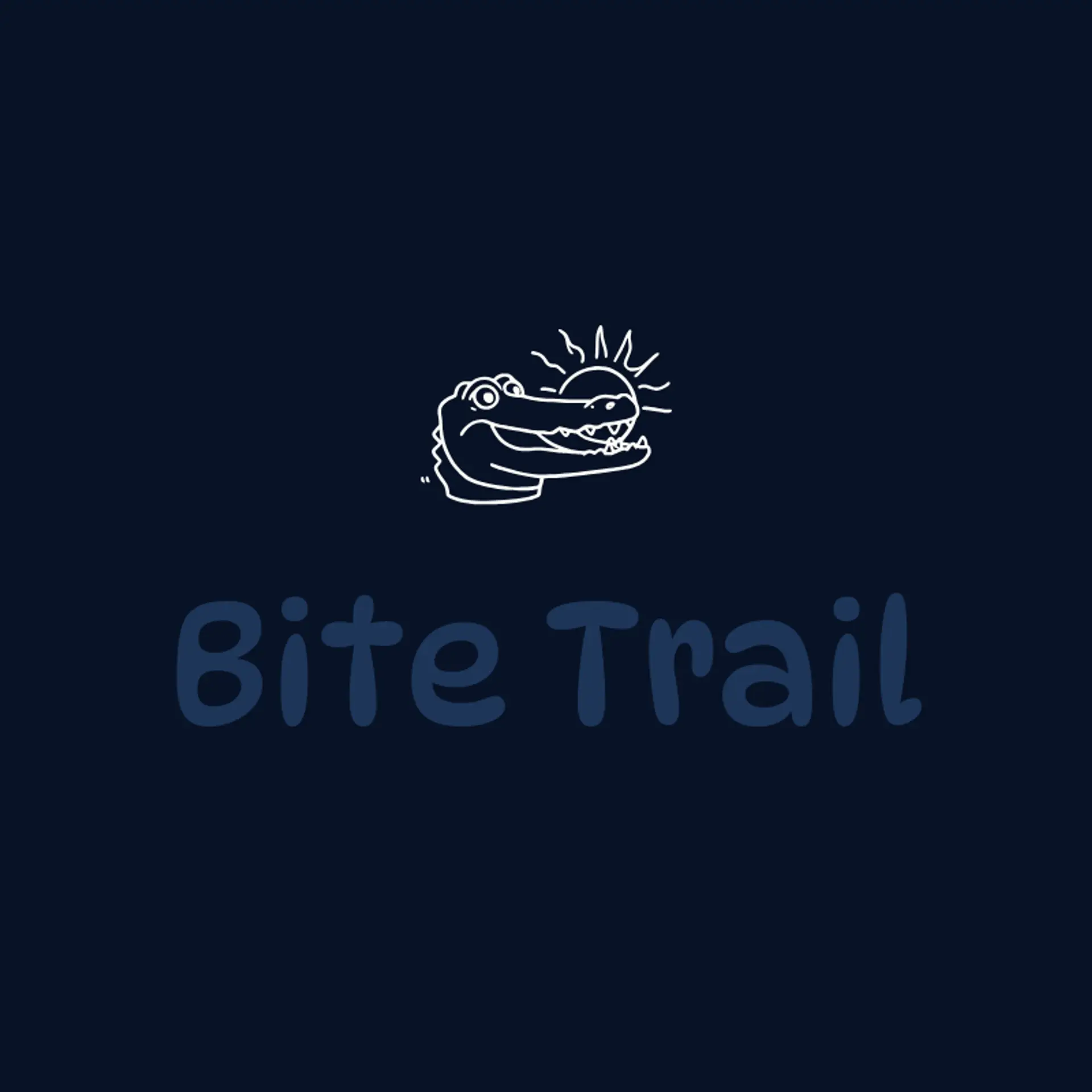 Bite Trail logo for alligator