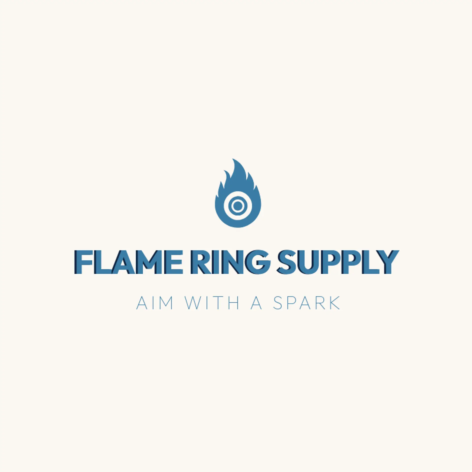 Flame Ring Supply logo for bullseye