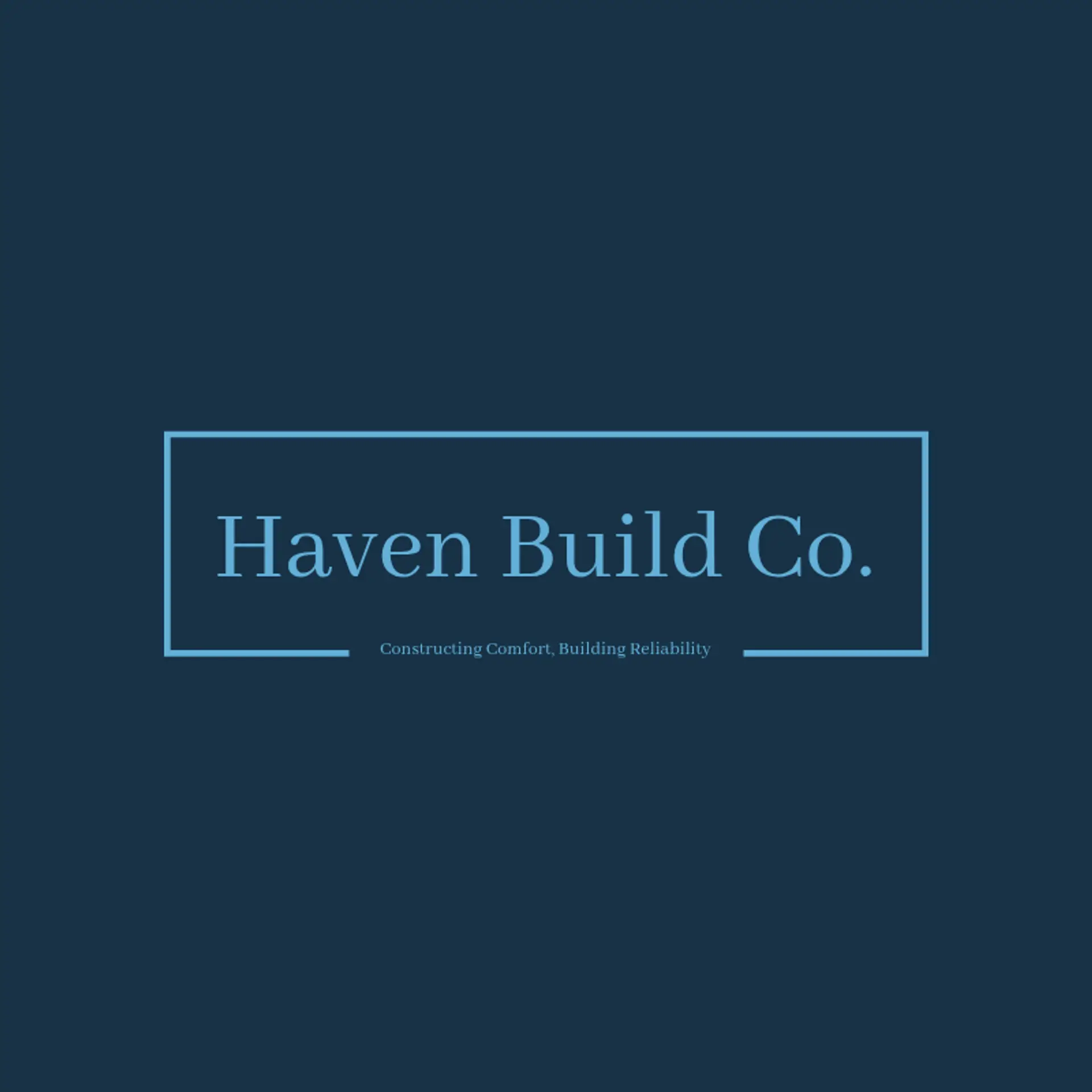 Haven Build Co. logo for house construction