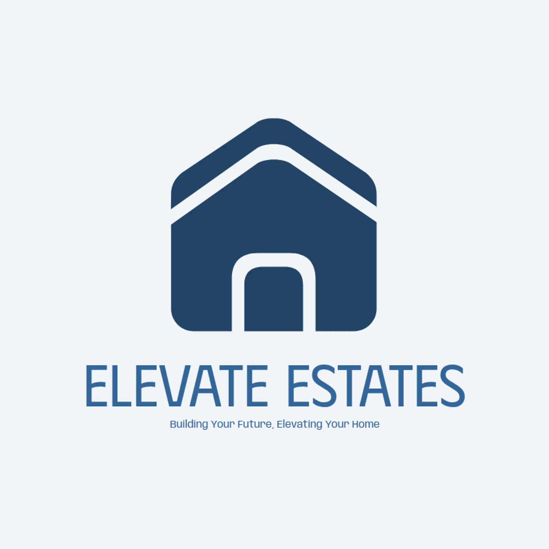 Elevate Estates logo for construction house