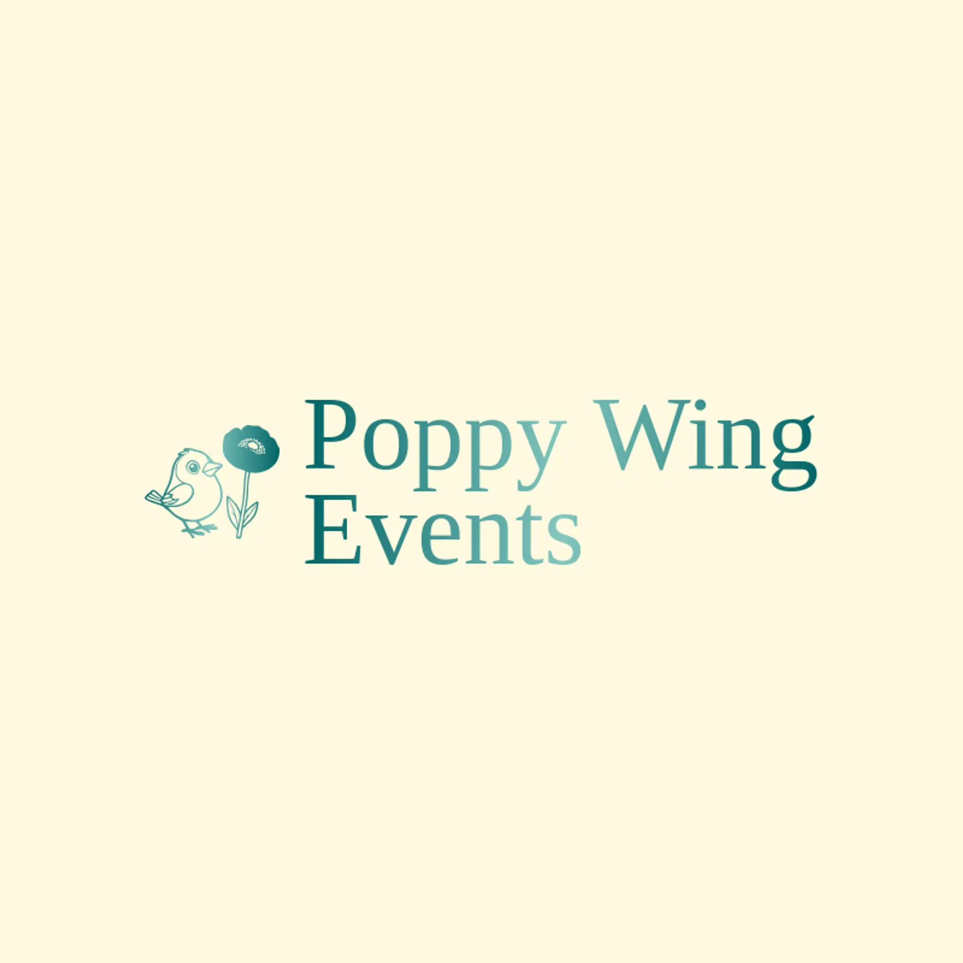 Poppy Wing Events logo for sparrow