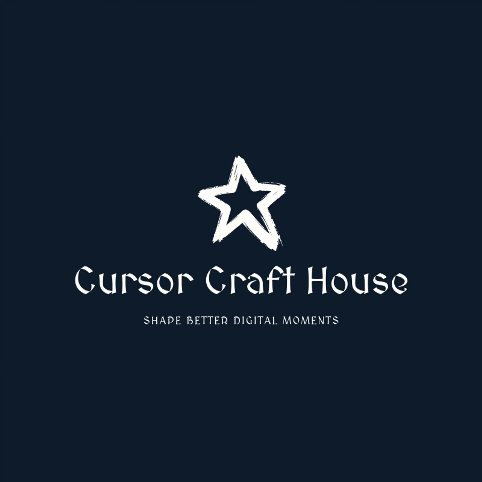 Cursor Craft House logo for social media