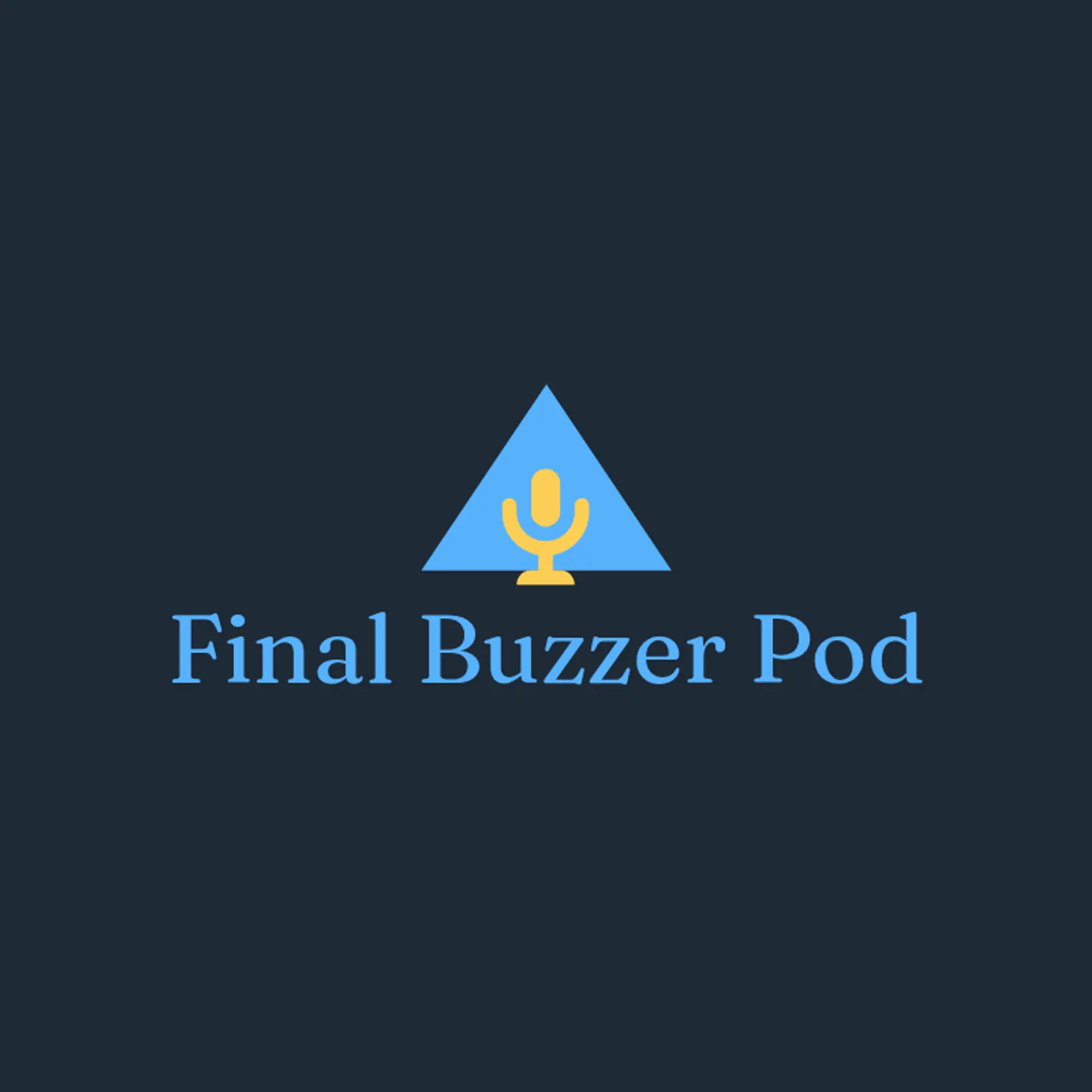 Final Buzzer Pod logo for sports podcast