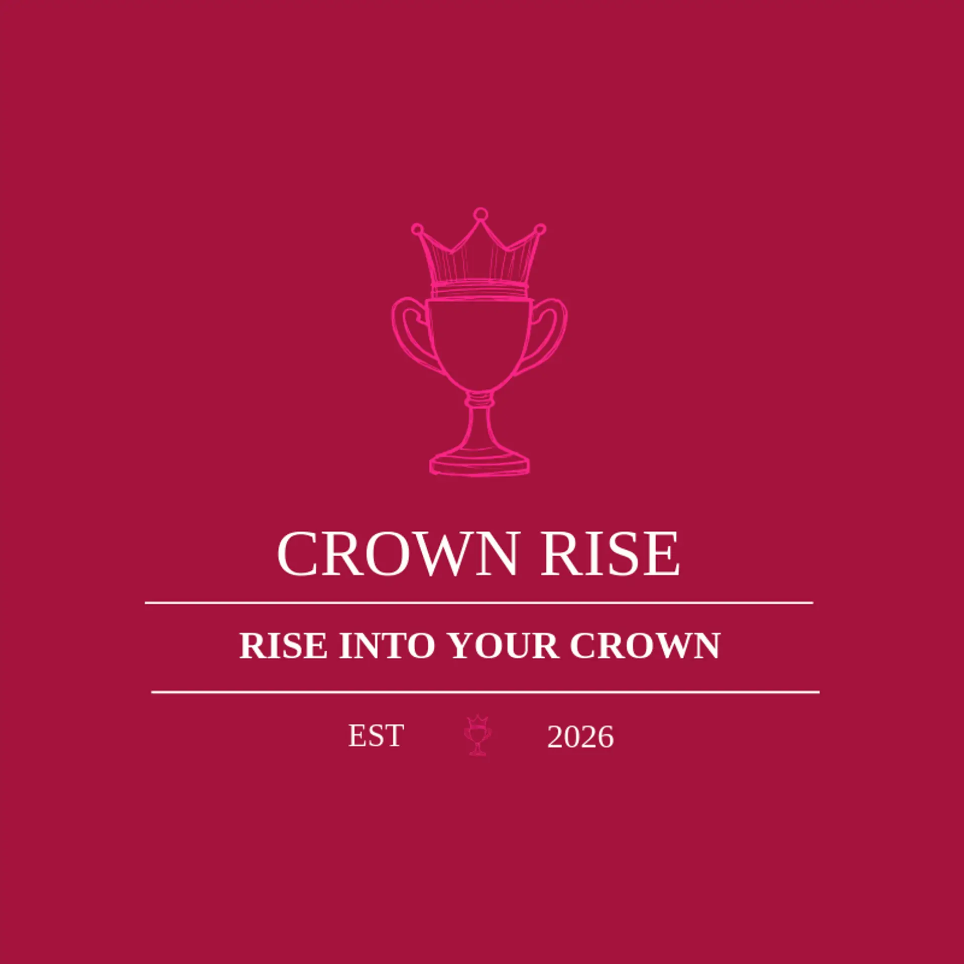 Crown Rise logo for trophy