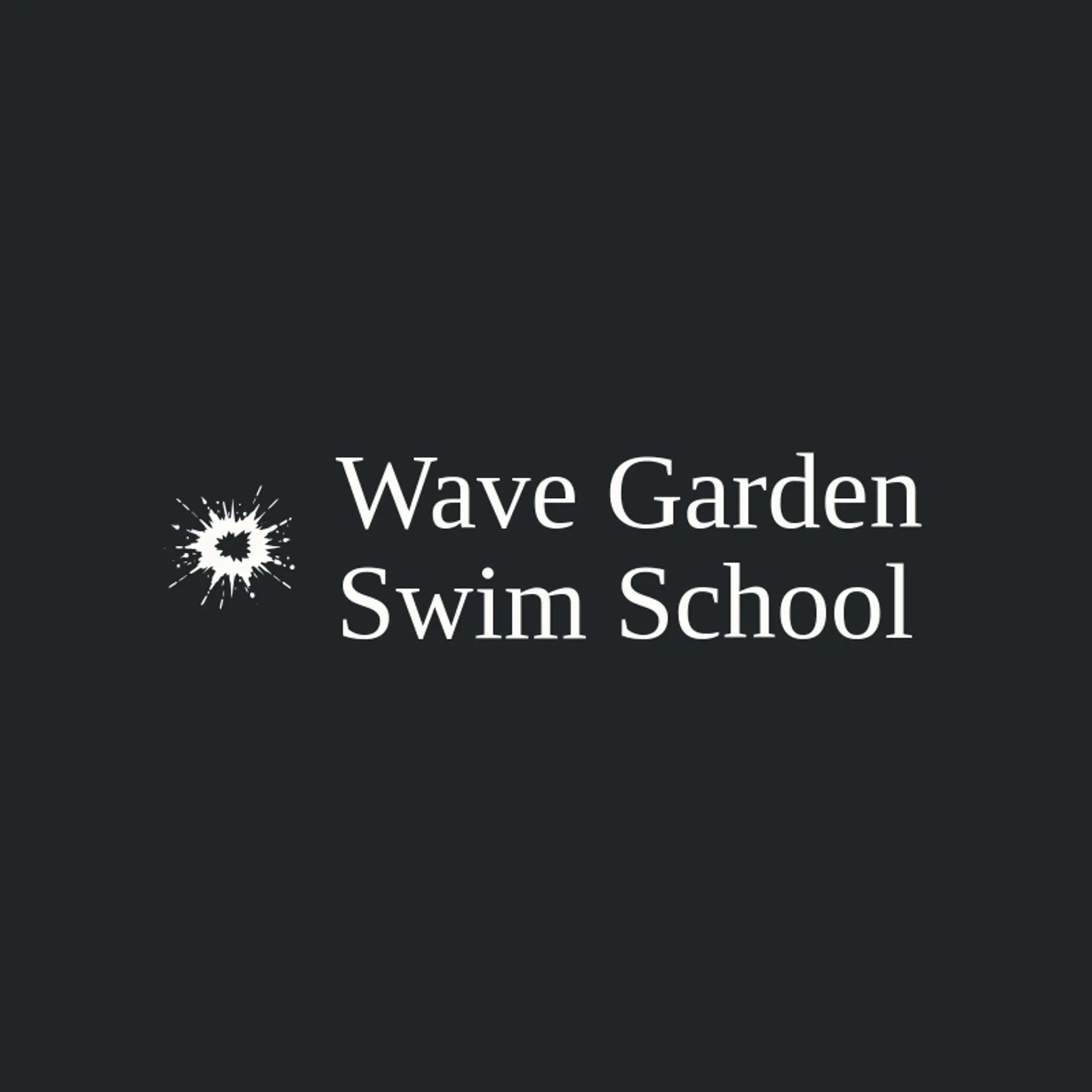 Wave Garden Swim School logo for splash