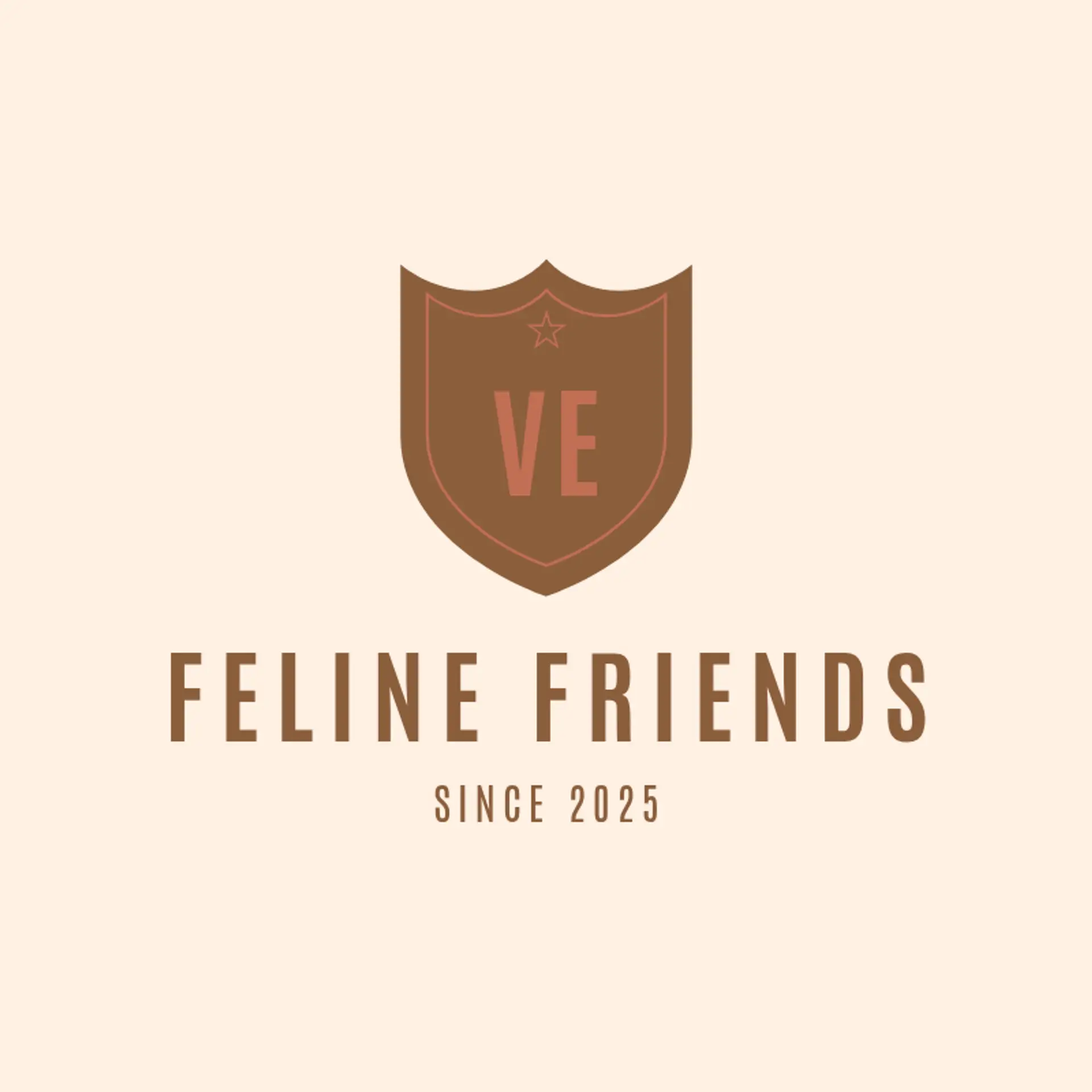Feline Friends logo for cat pet care