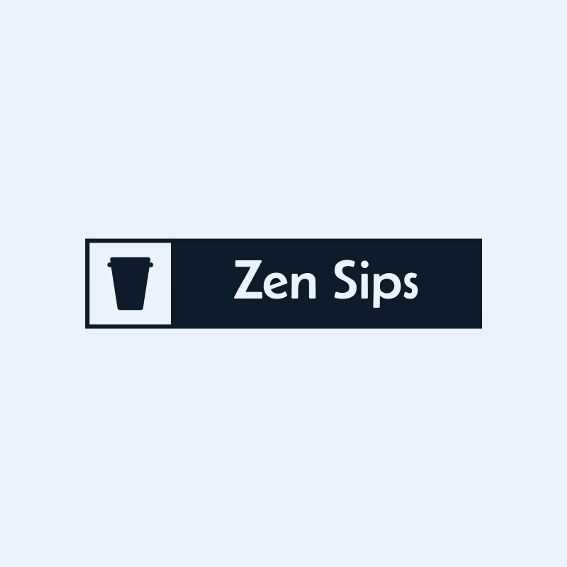 Zen Sips logo for milk tea
