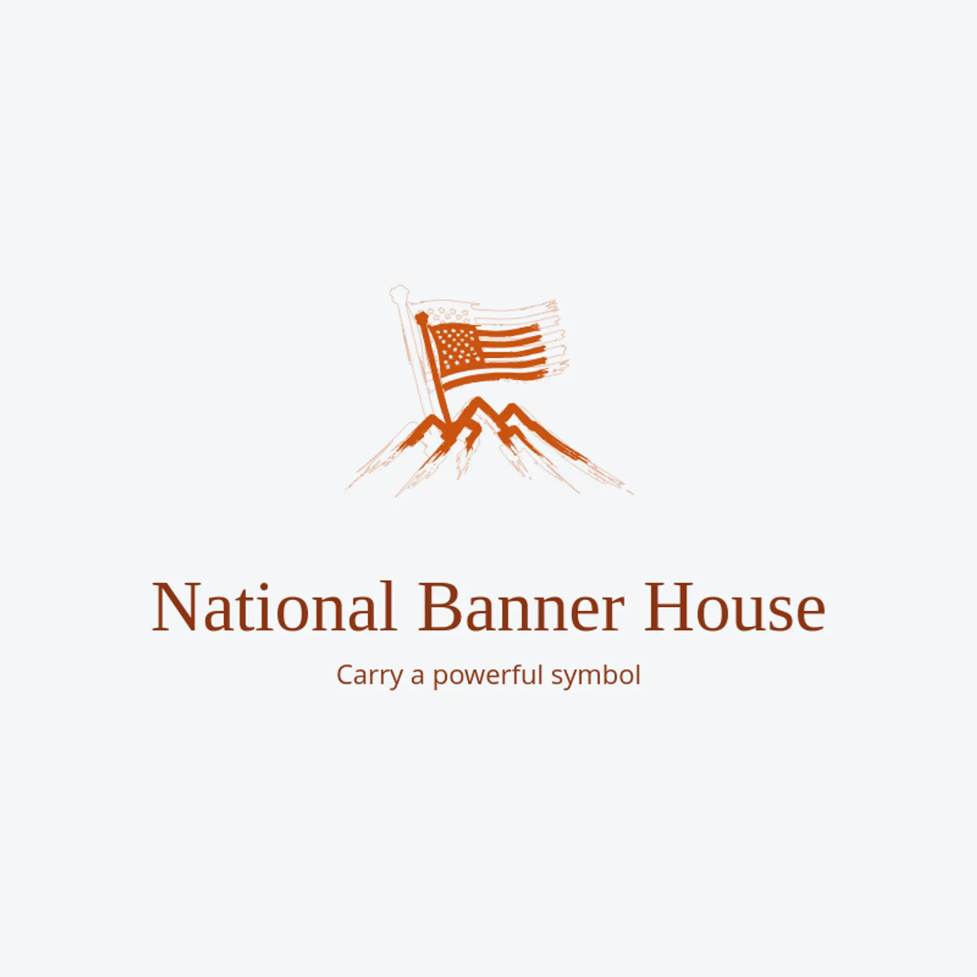 National Banner House logo for american flag