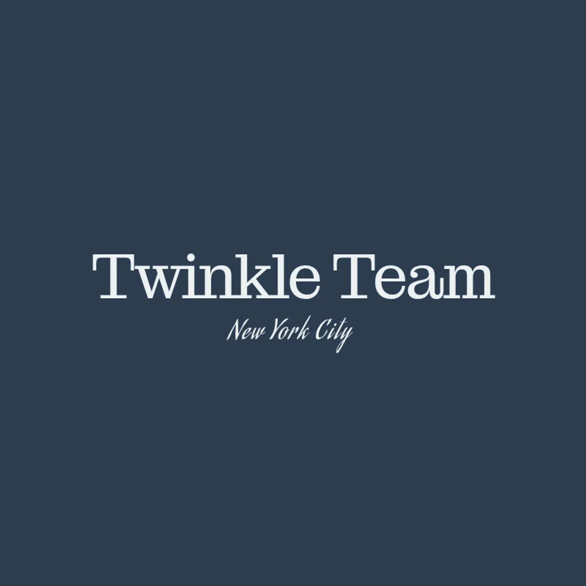 Twinkle Team logo for cleaning company
