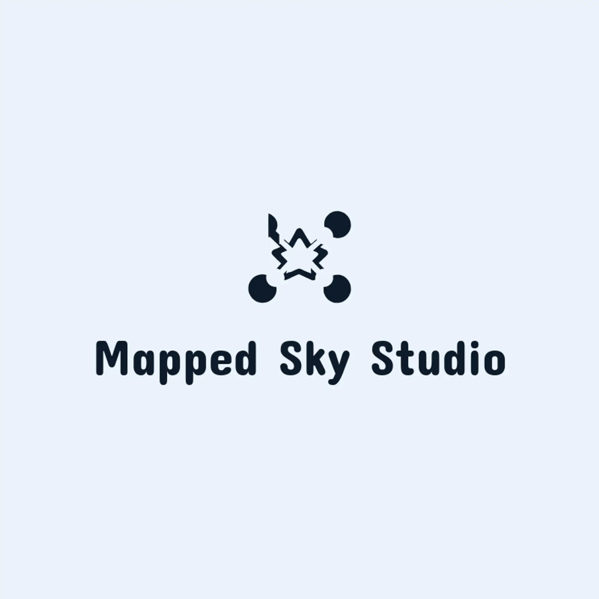 Mapped Sky Studio logo for star