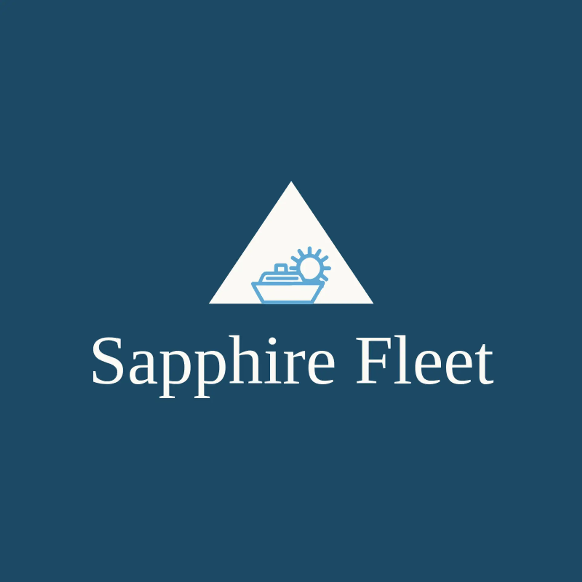 Sapphire Fleet logo for cruise ship