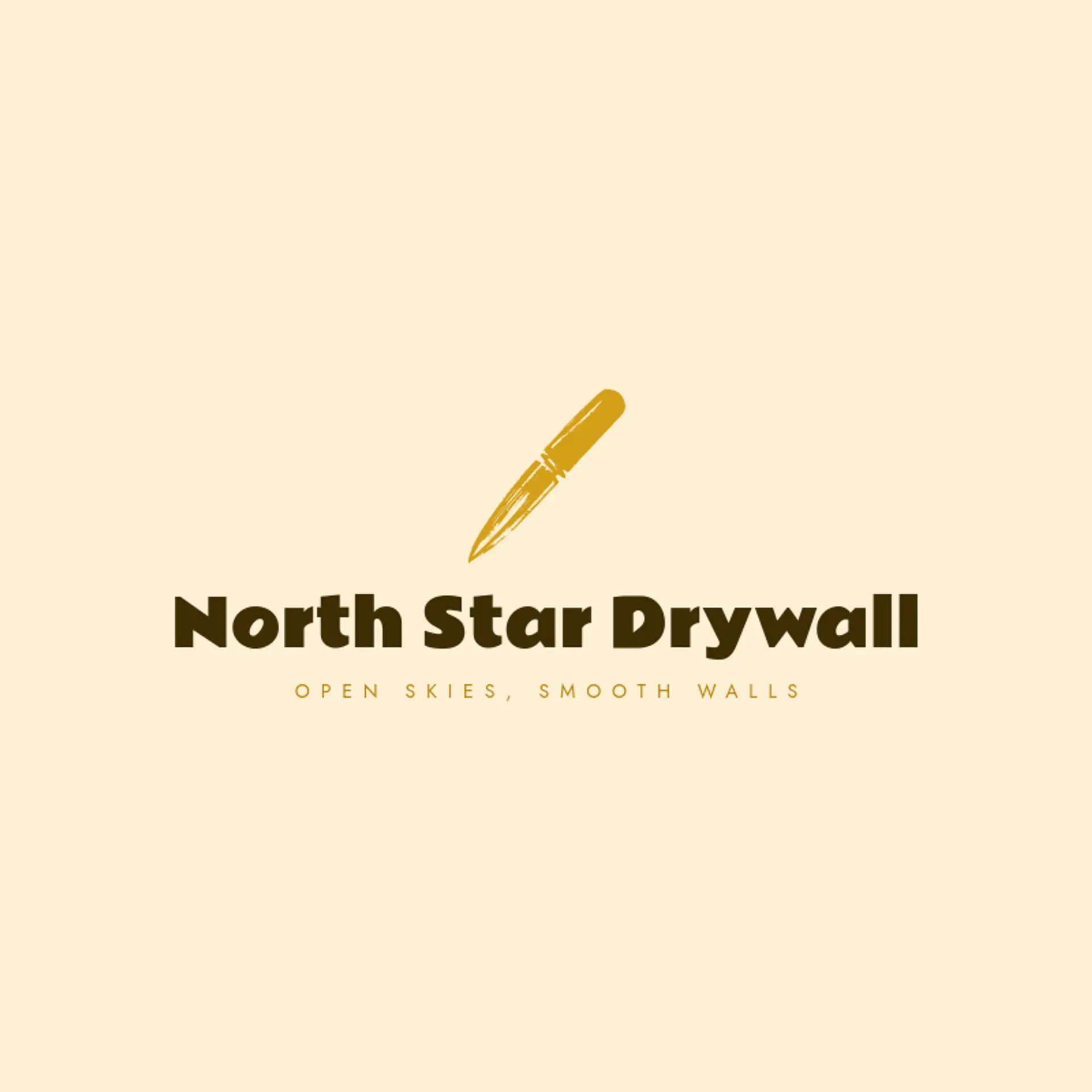 North Star Drywall logo for drywall