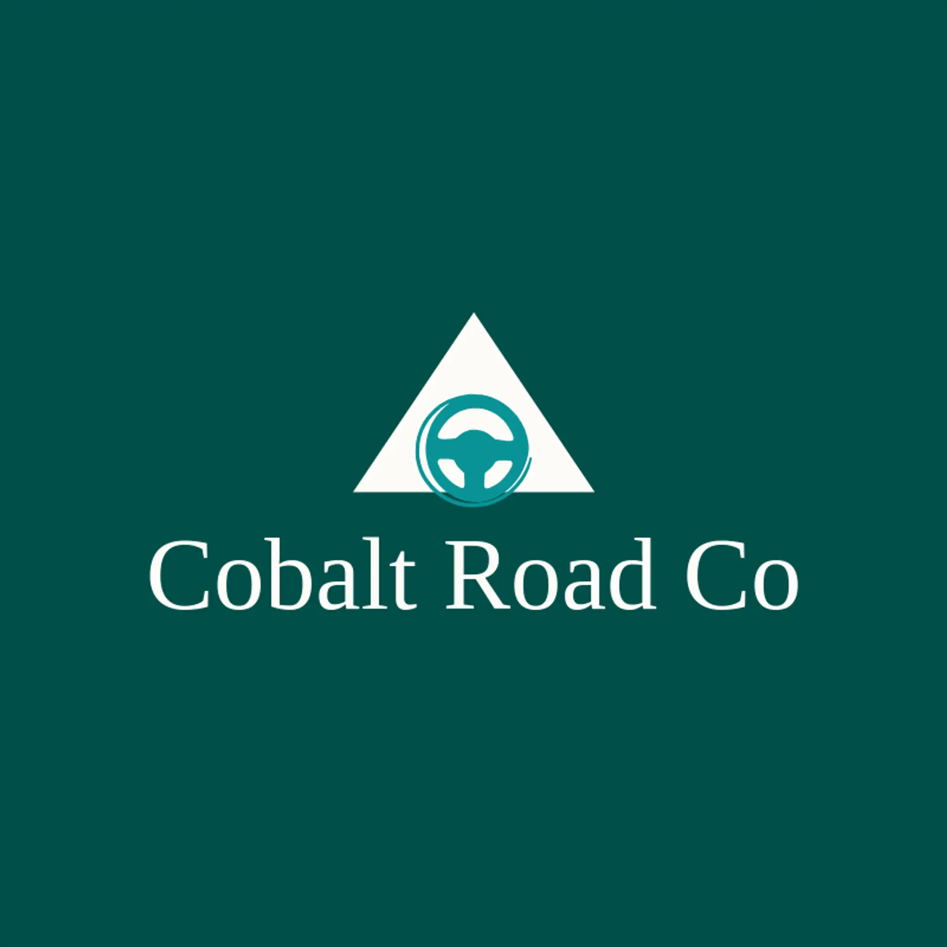 Cobalt Road Co logo for steering wheel