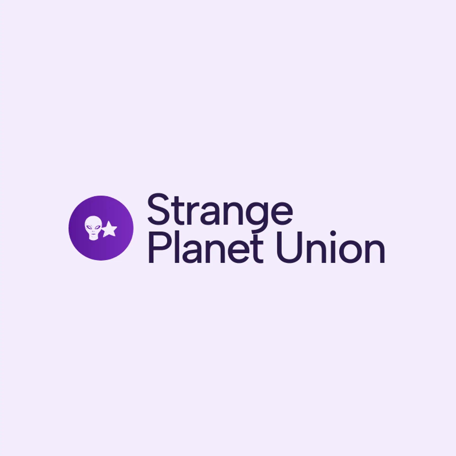 Strange Planet Union logo for alien