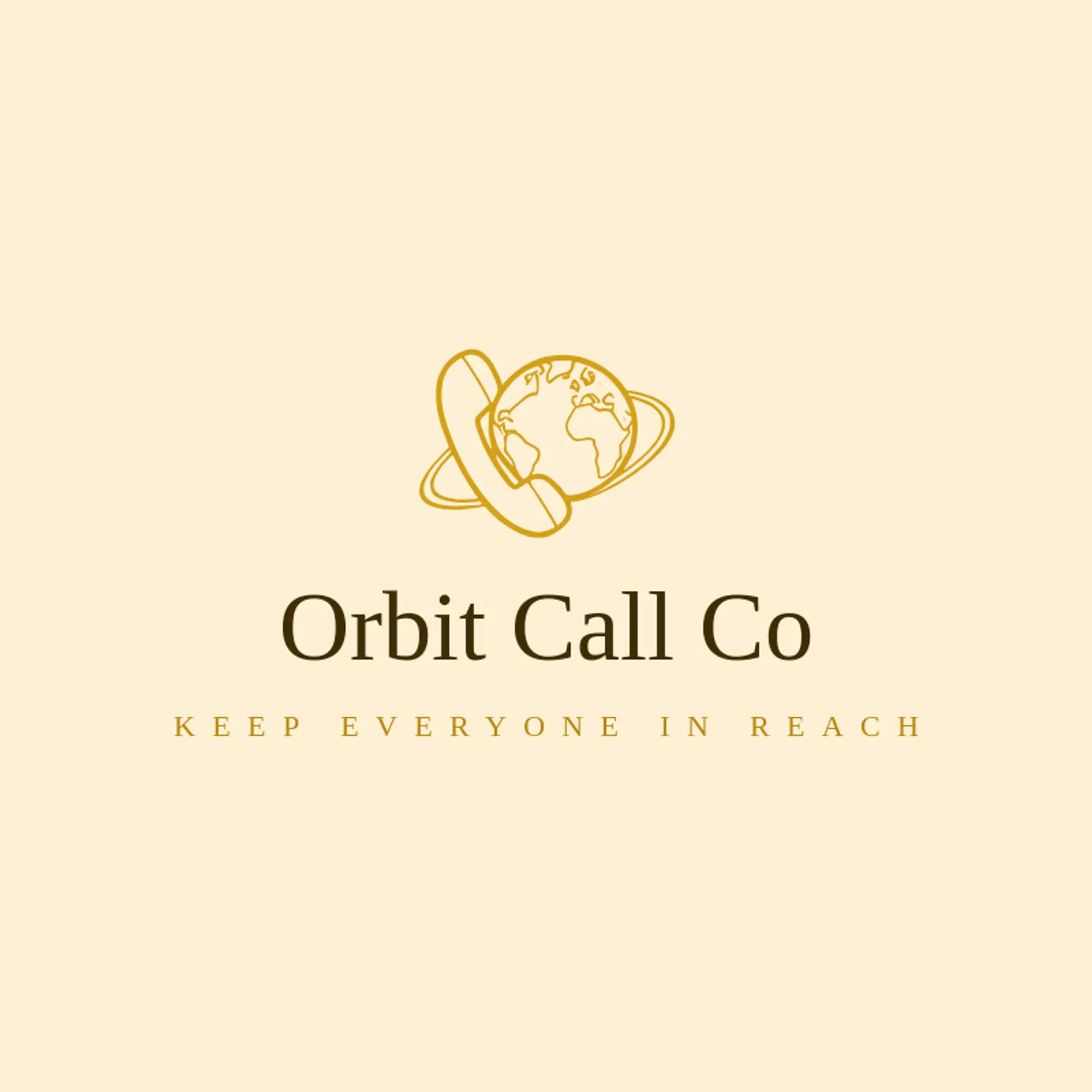 Orbit Call Co logo for telephone