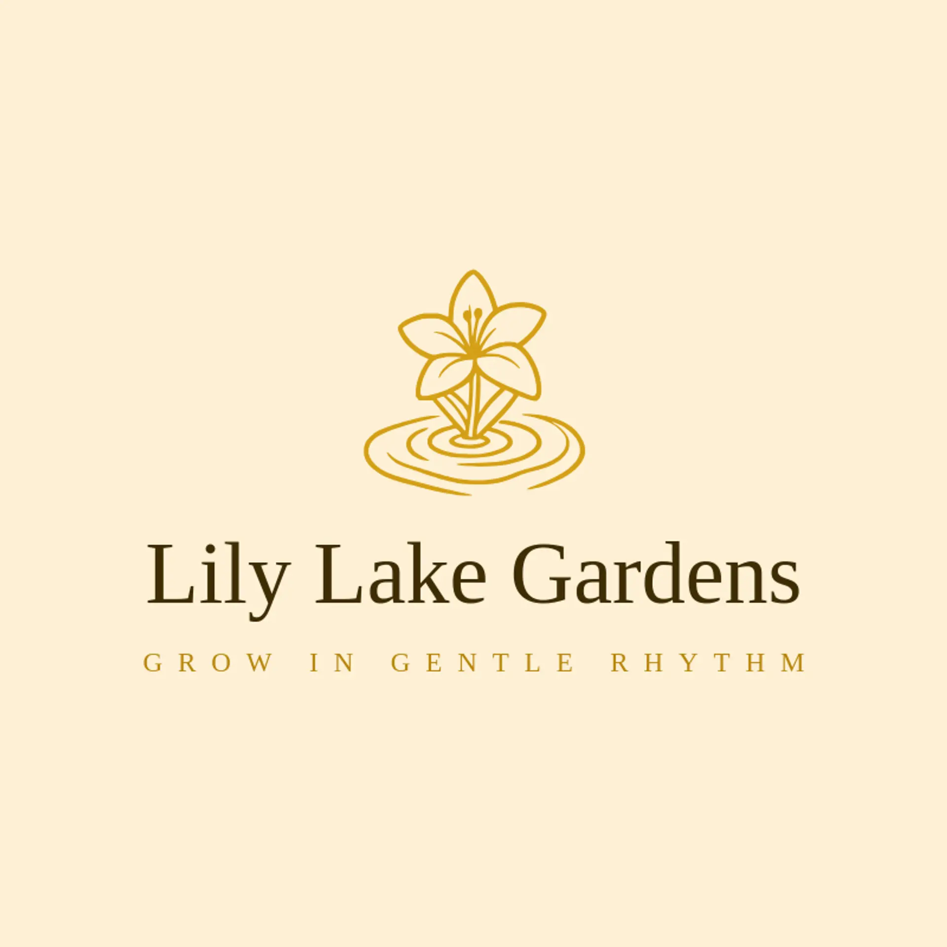Lily Lake Gardens logo for lily