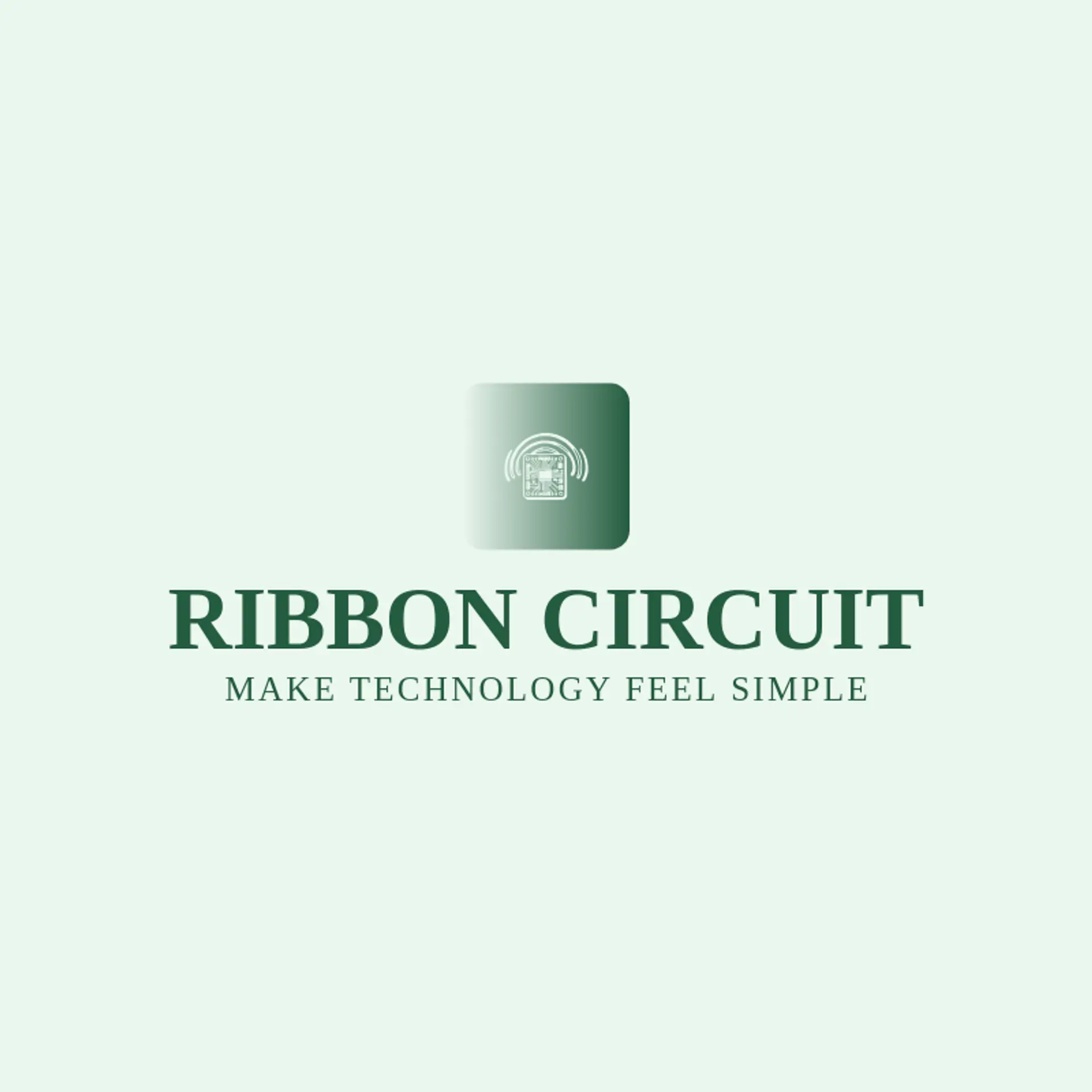 Ribbon Circuit logo for electronics